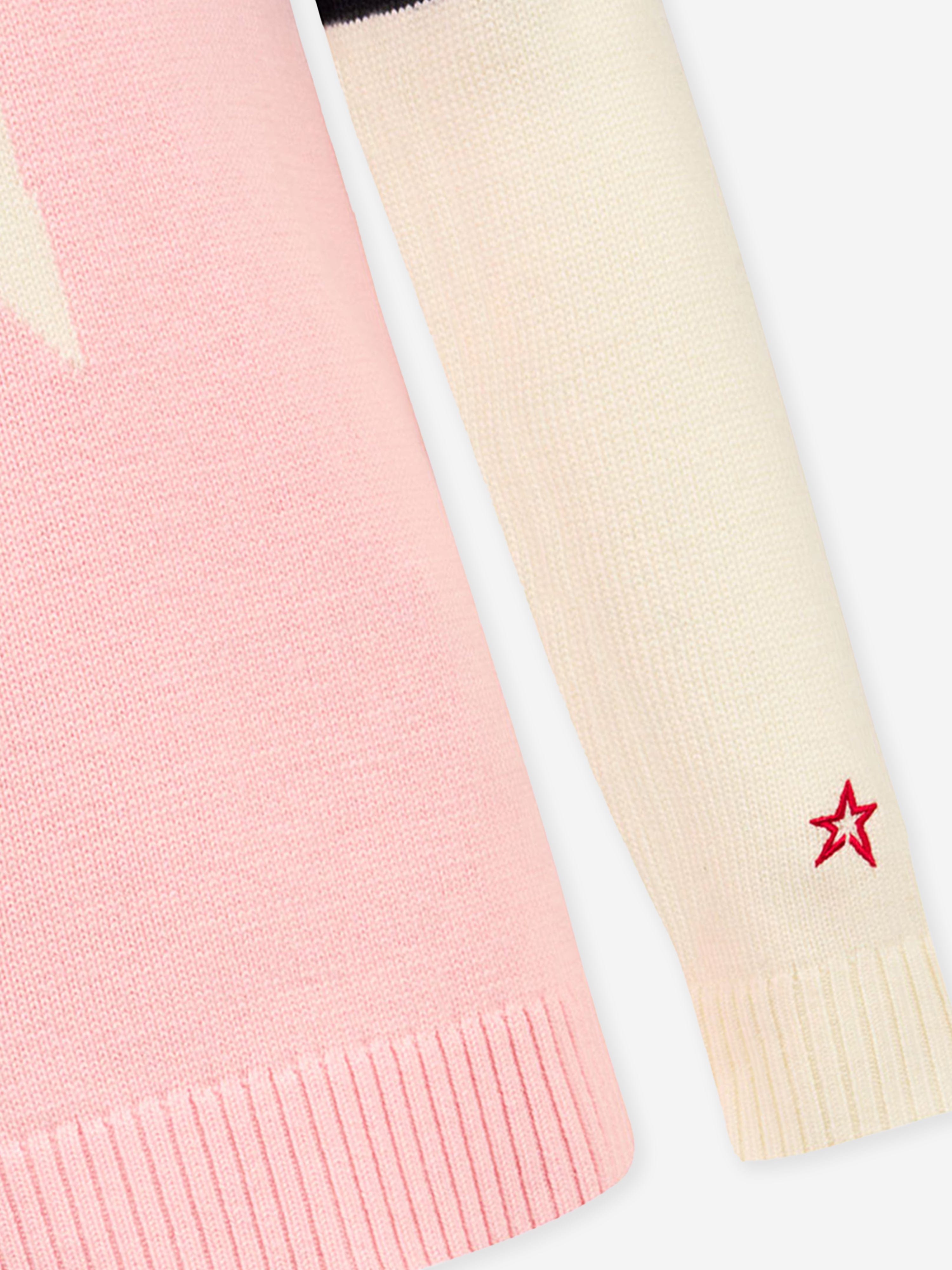 Perfect Moment Girls Star Crew Neck Jumper in Pink Order Cheap Pice