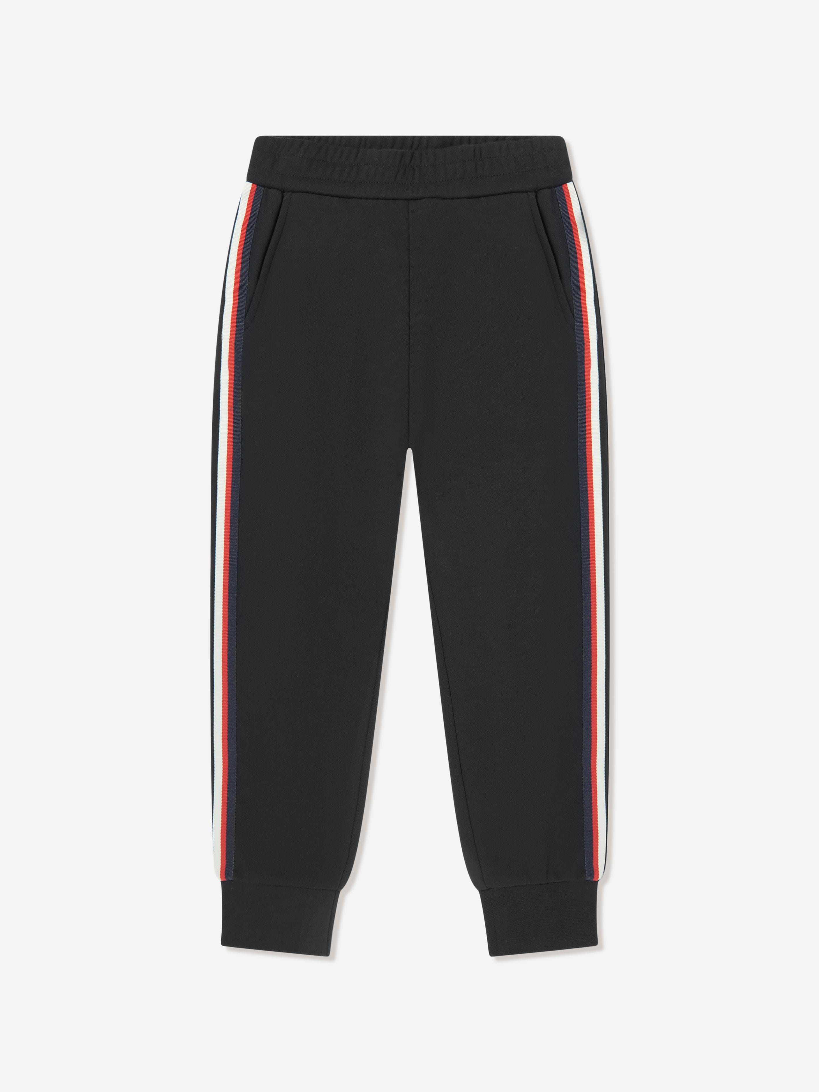 Boys Branded Joggers in Black Discount Wide Range Of