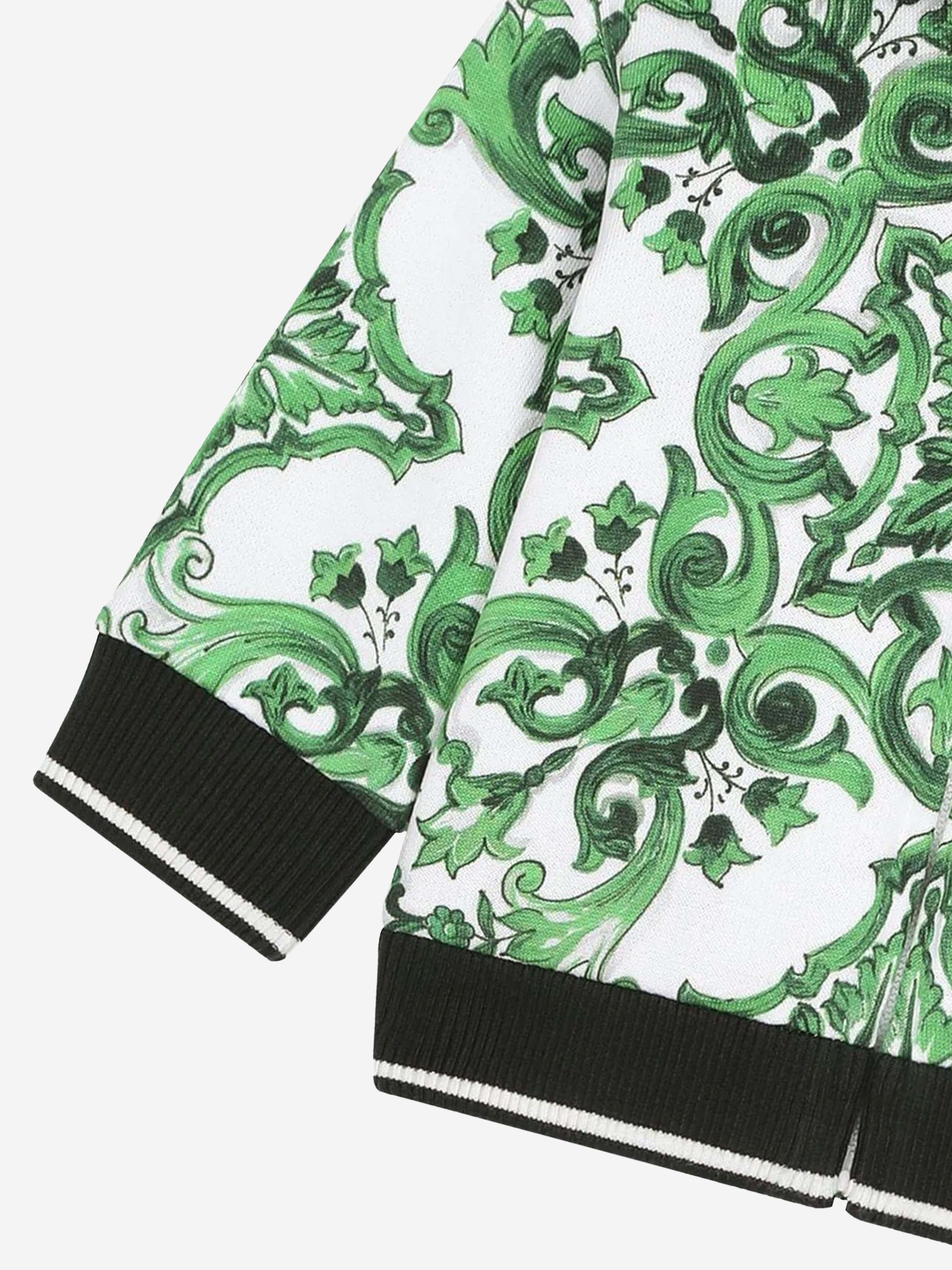 Dolce & Gabbana Baby Boys Maiolica Zip Up Top in Green Cheap Pice From China