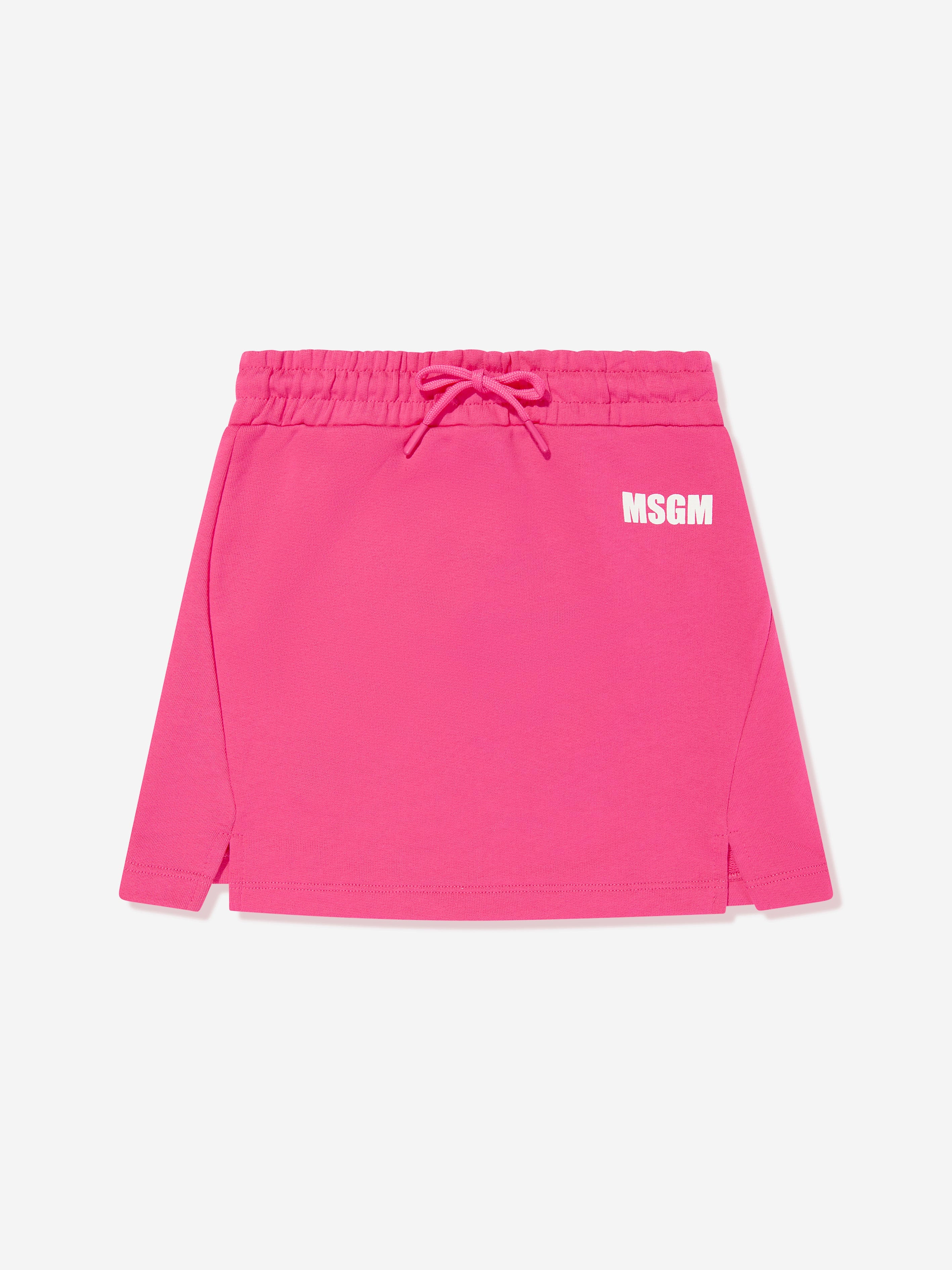 MSGM Girls Fleece Skirt in Pink Buy Cheap Inexpensive
