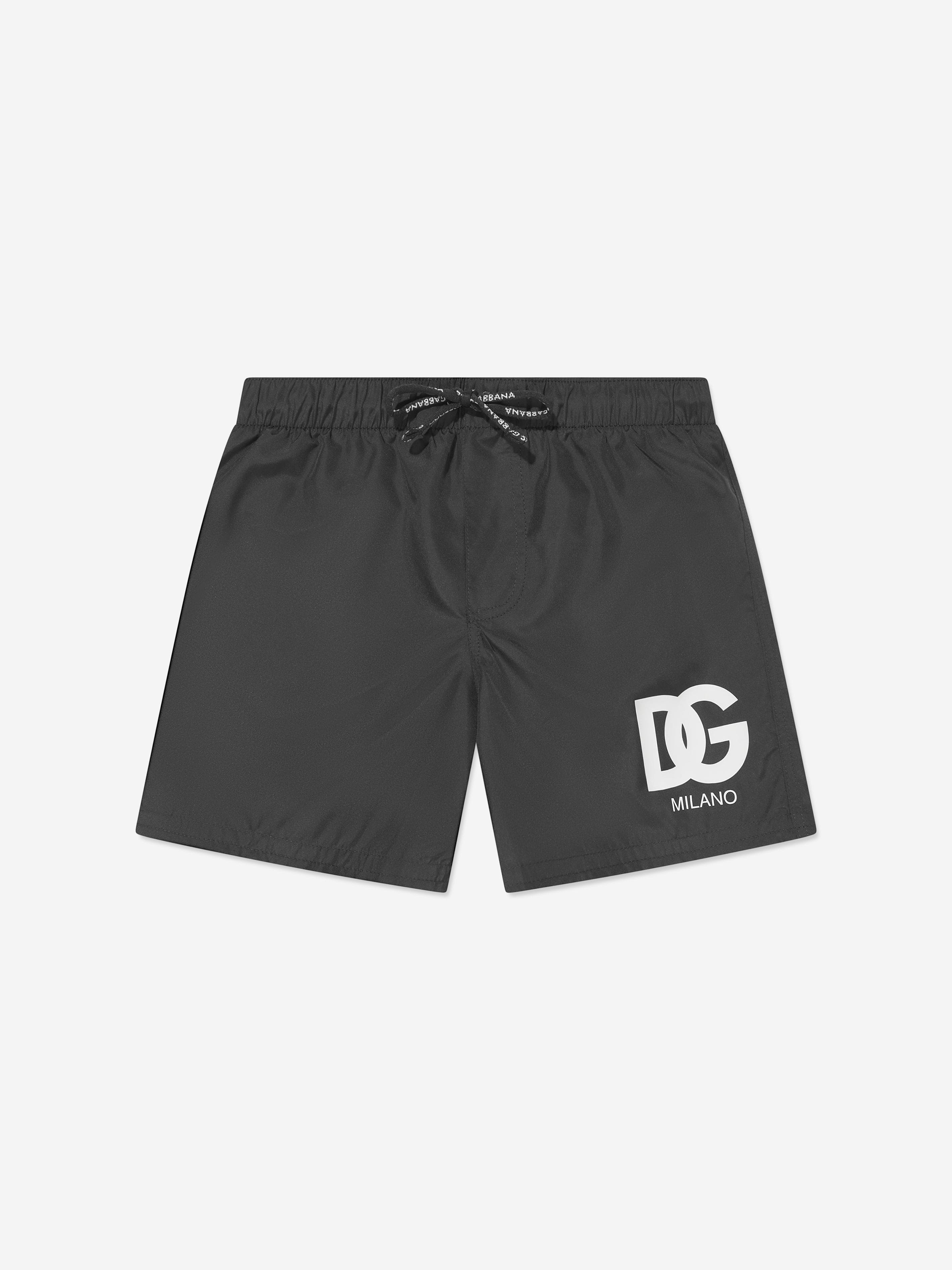 Dolce & Gabbana Boys Logo Swim Shorts in Black Buy Cheap With Mastercard