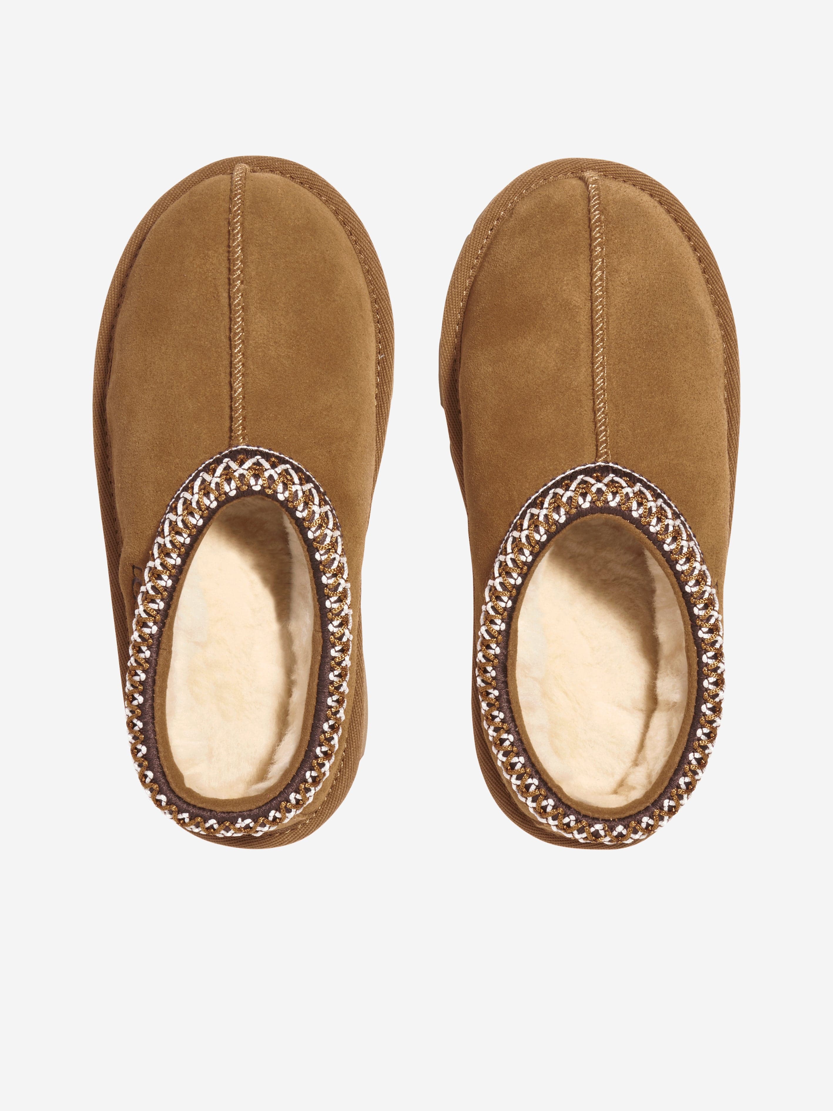 UGG Kids Tasman II Slippers in Brown Clearance Free Shipping