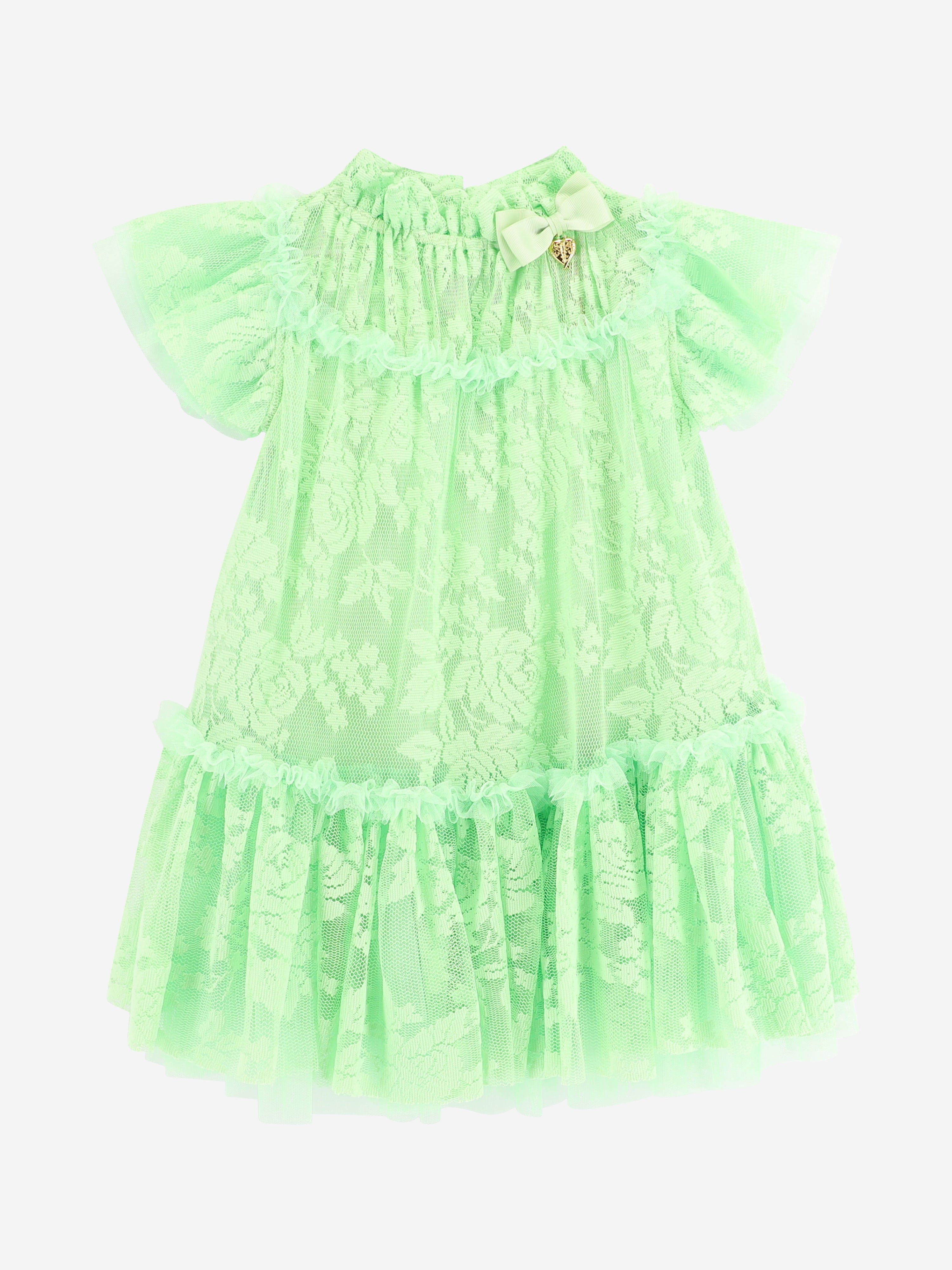 Angels Face Girls Vida Lace Dress in Green 2025 New Sale Online
