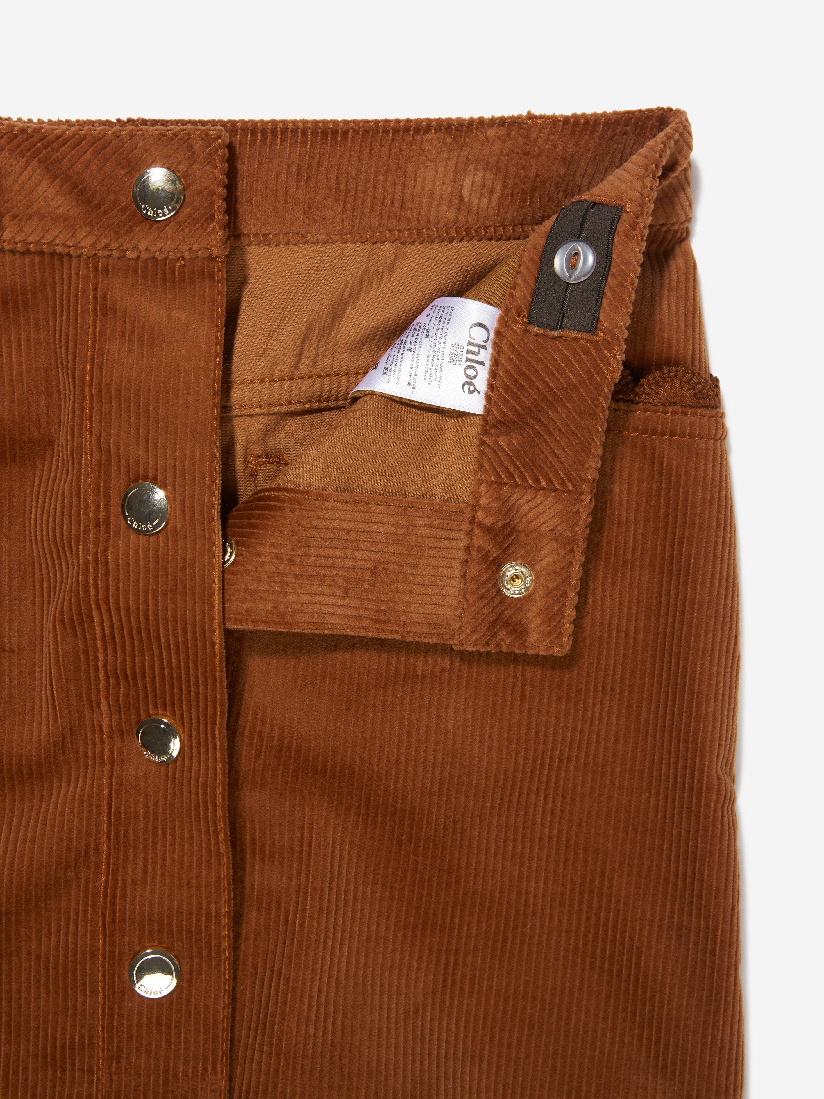Chlo¨¦ Girls Corduroy Skirt in Brown Clearance Online Online