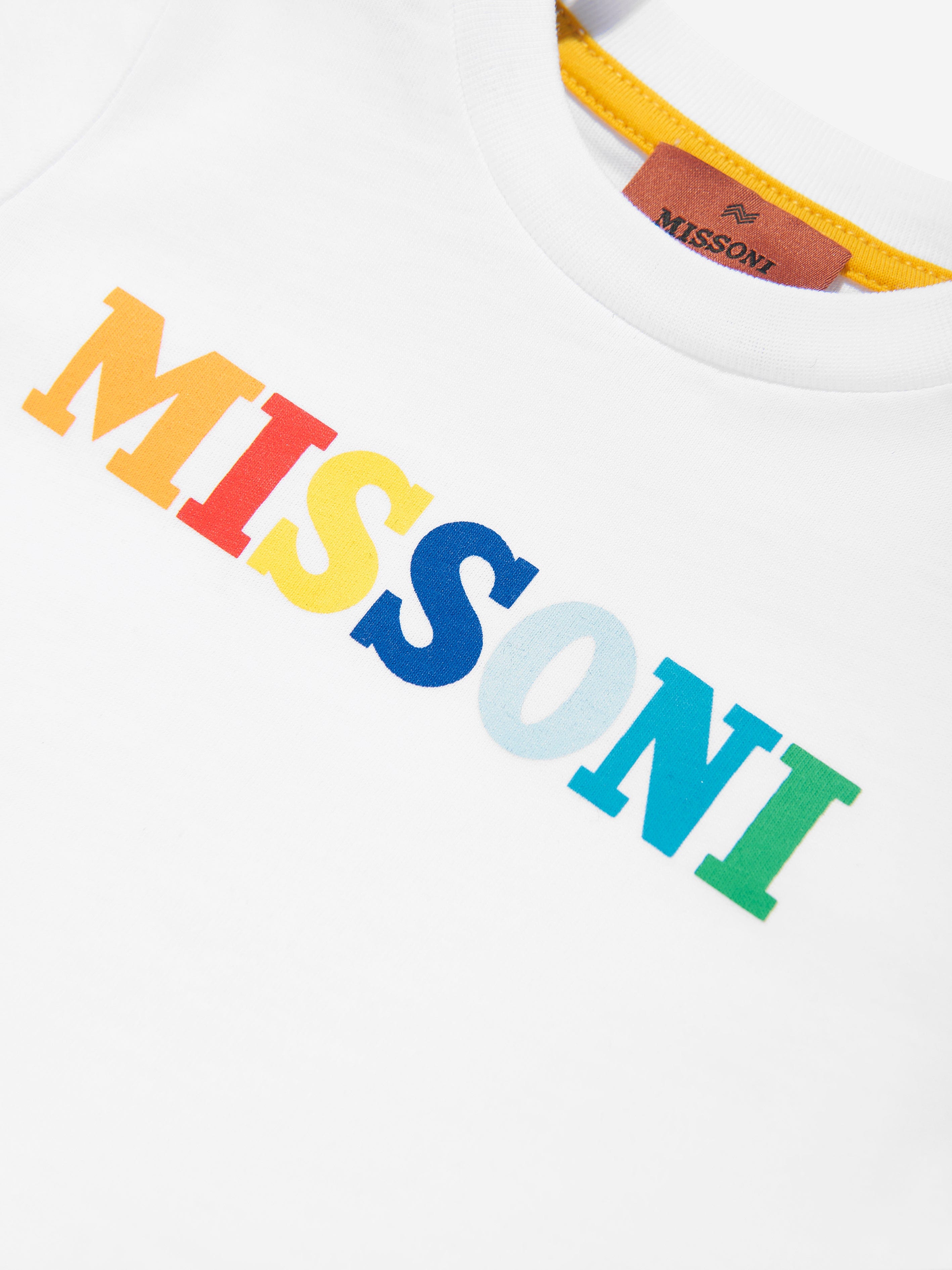 Baby Boys Logo T-Shirt in White Outlet Find Great