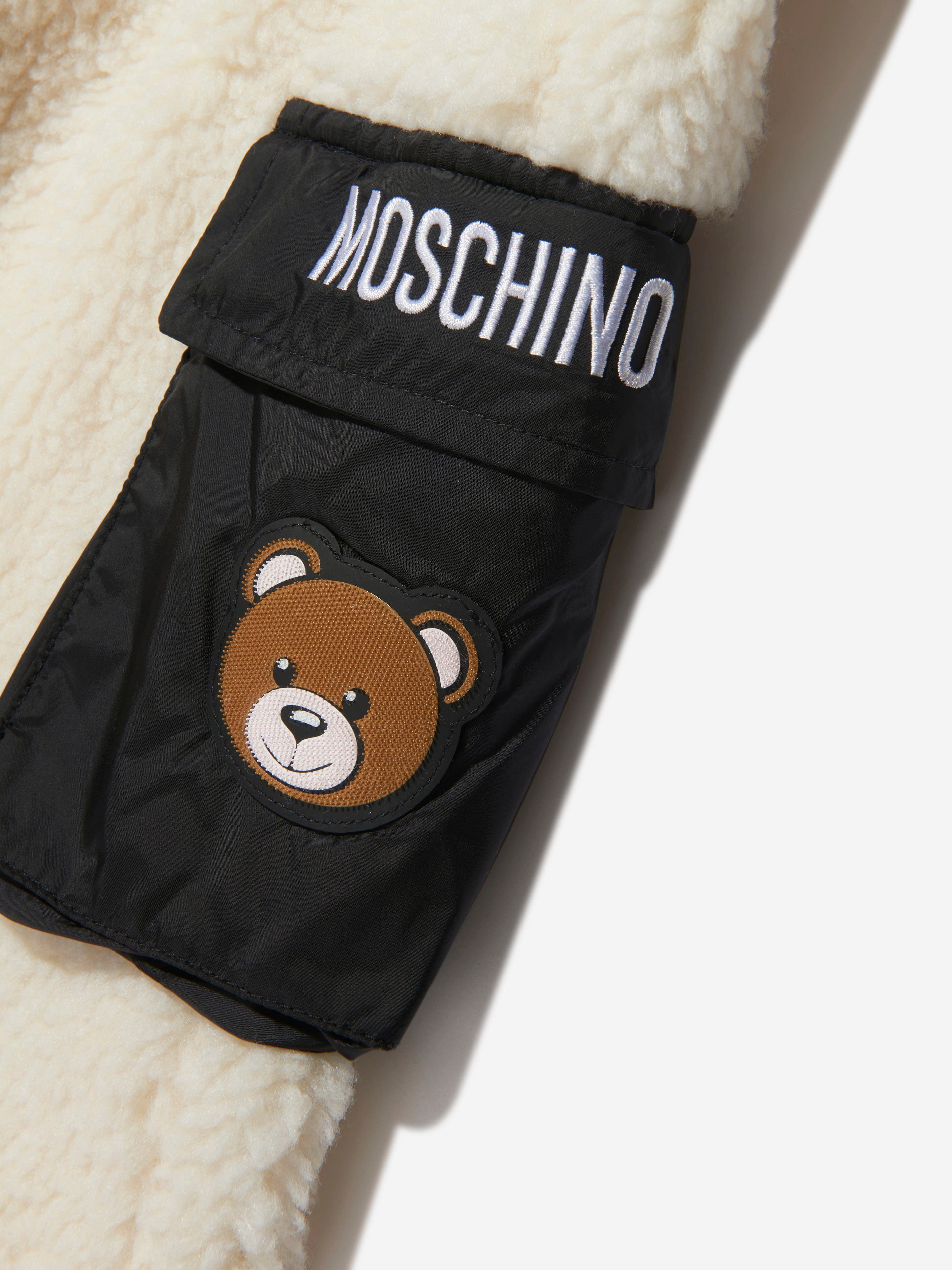 Moschino Kids Teddy Bear Pocket Joggers in Ivory 2025 New Sale Online