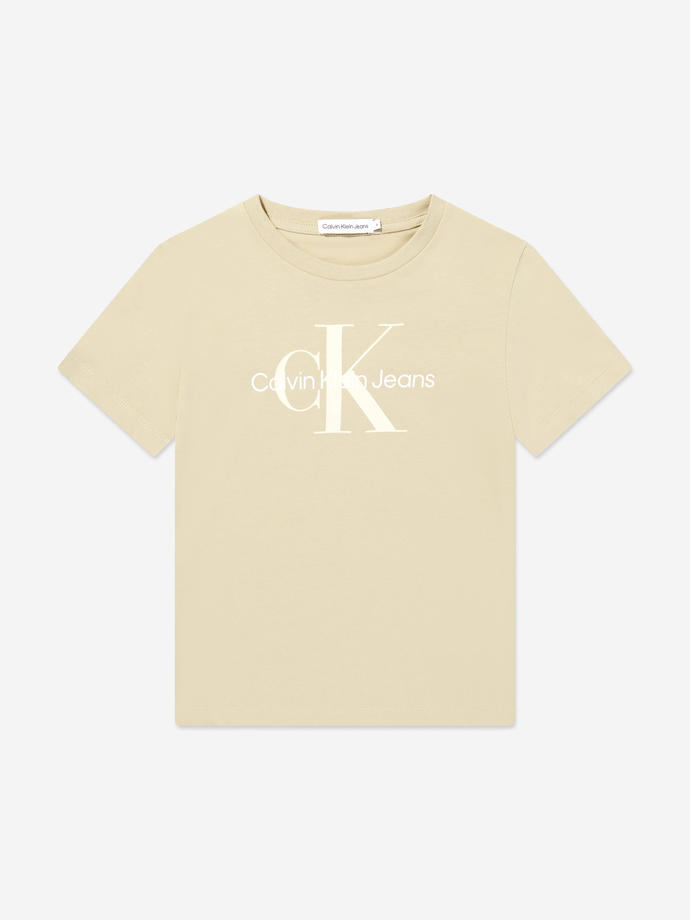 Calvin Klein Kids Monogram Logo T-Shirt in Green Find Great For Sale