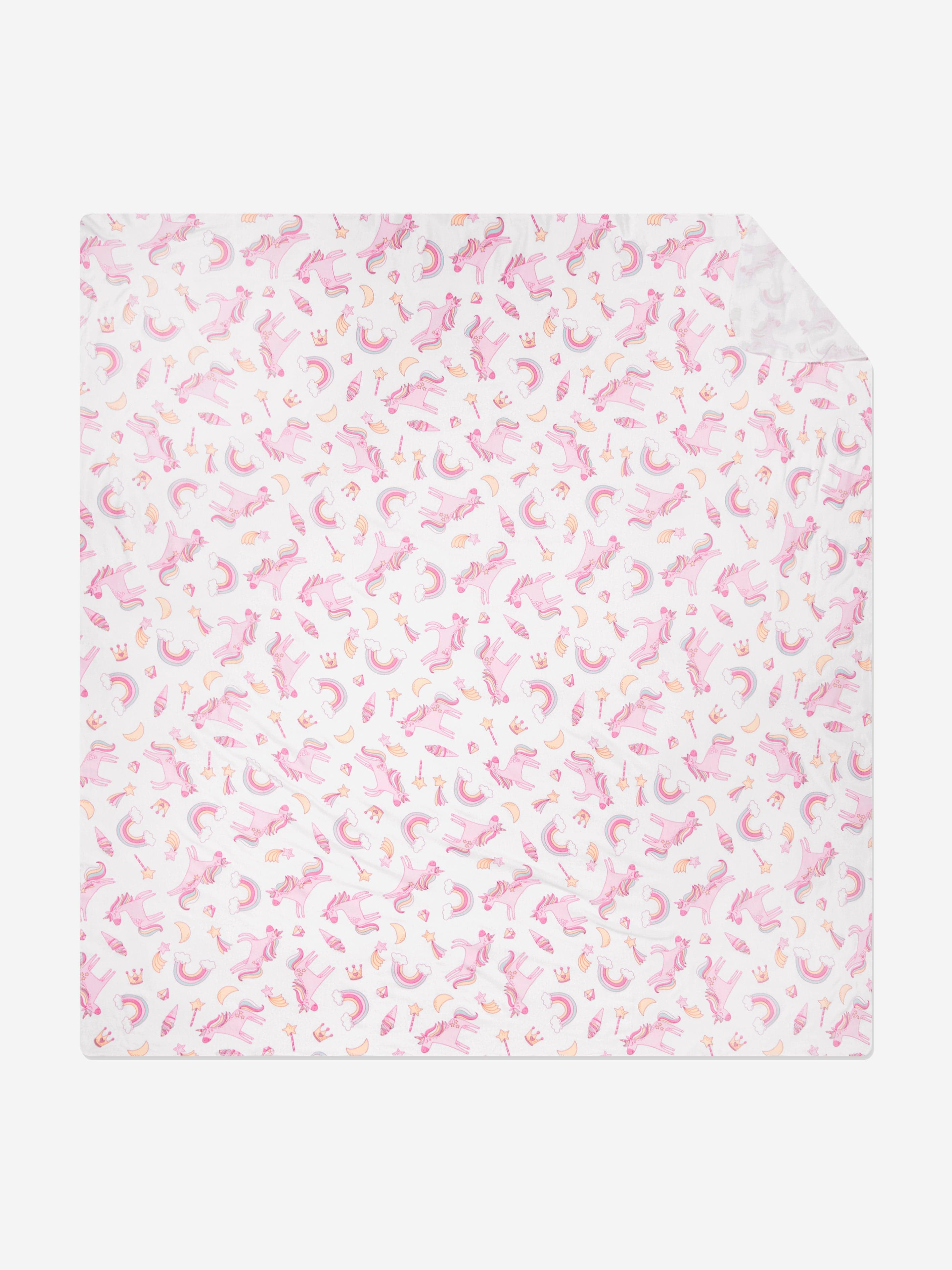 Magnolia Baby Baby Girls Believe In Magic Swaddle Blanket in White High Quality