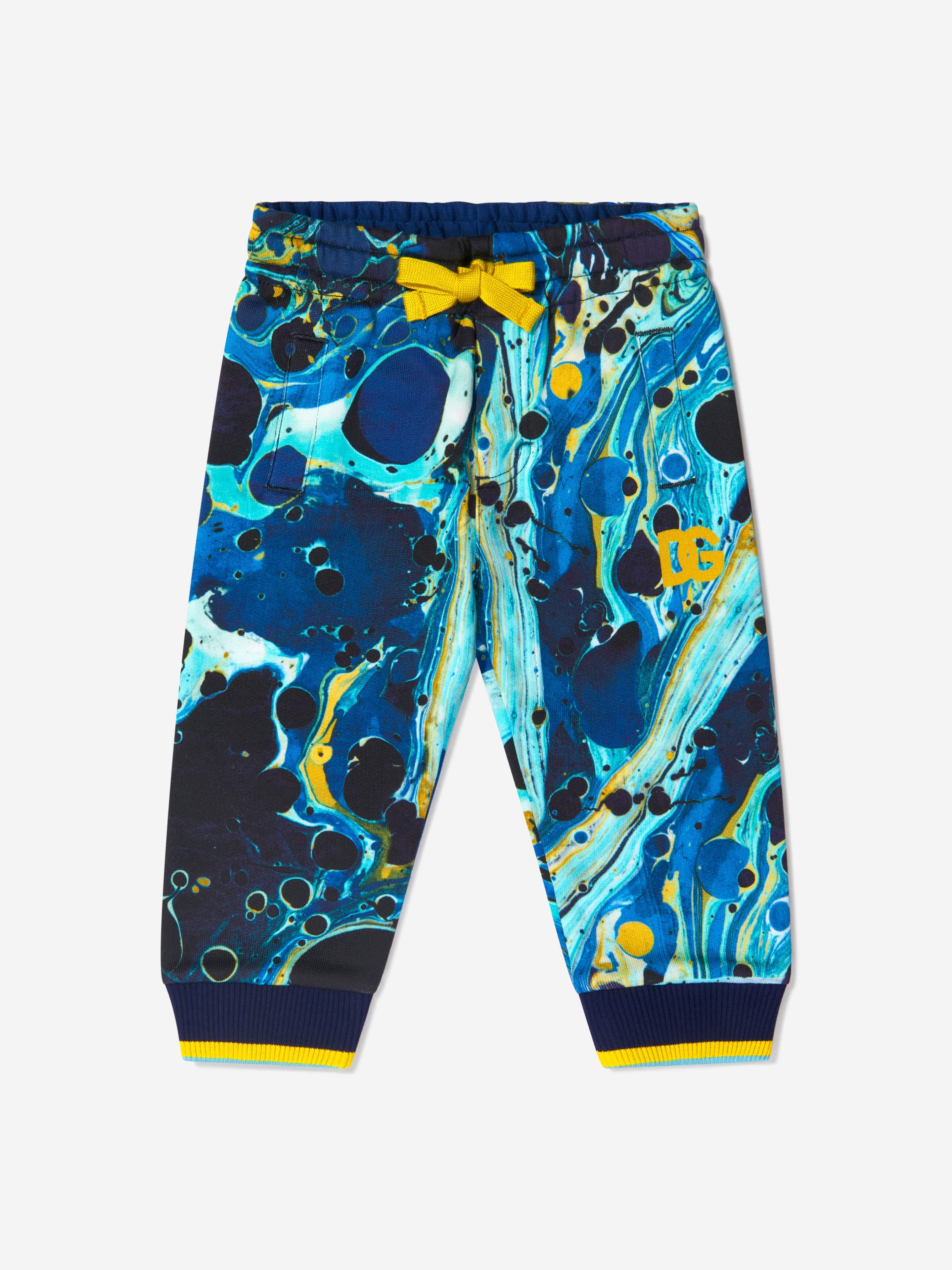 Dolce & Gabbana Baby Boys Cotton Marble Print Joggers Clearance Low Pice