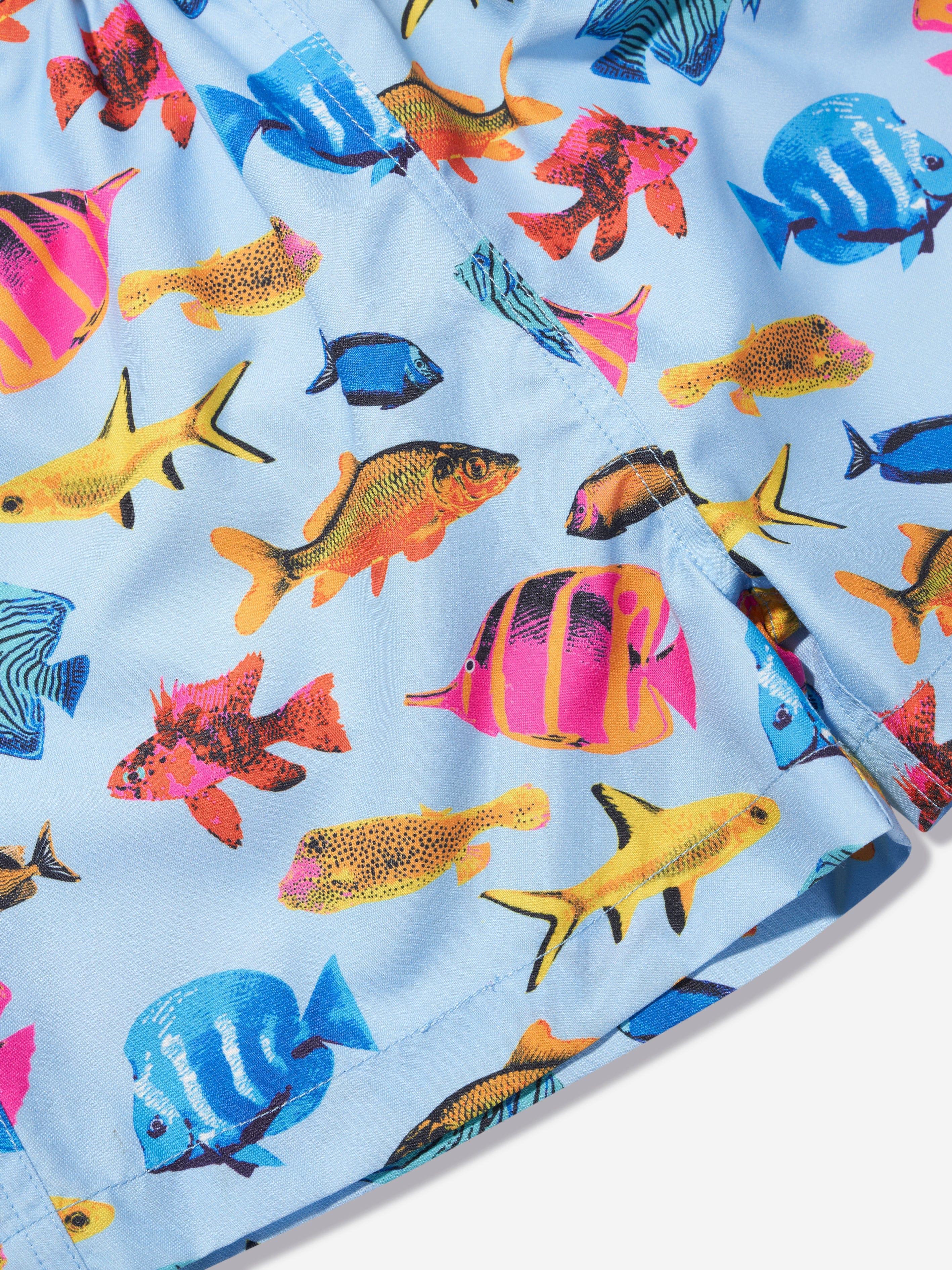 Rachel Riley Boys Tropical Fish Swim Shorts in Multicolour How Much