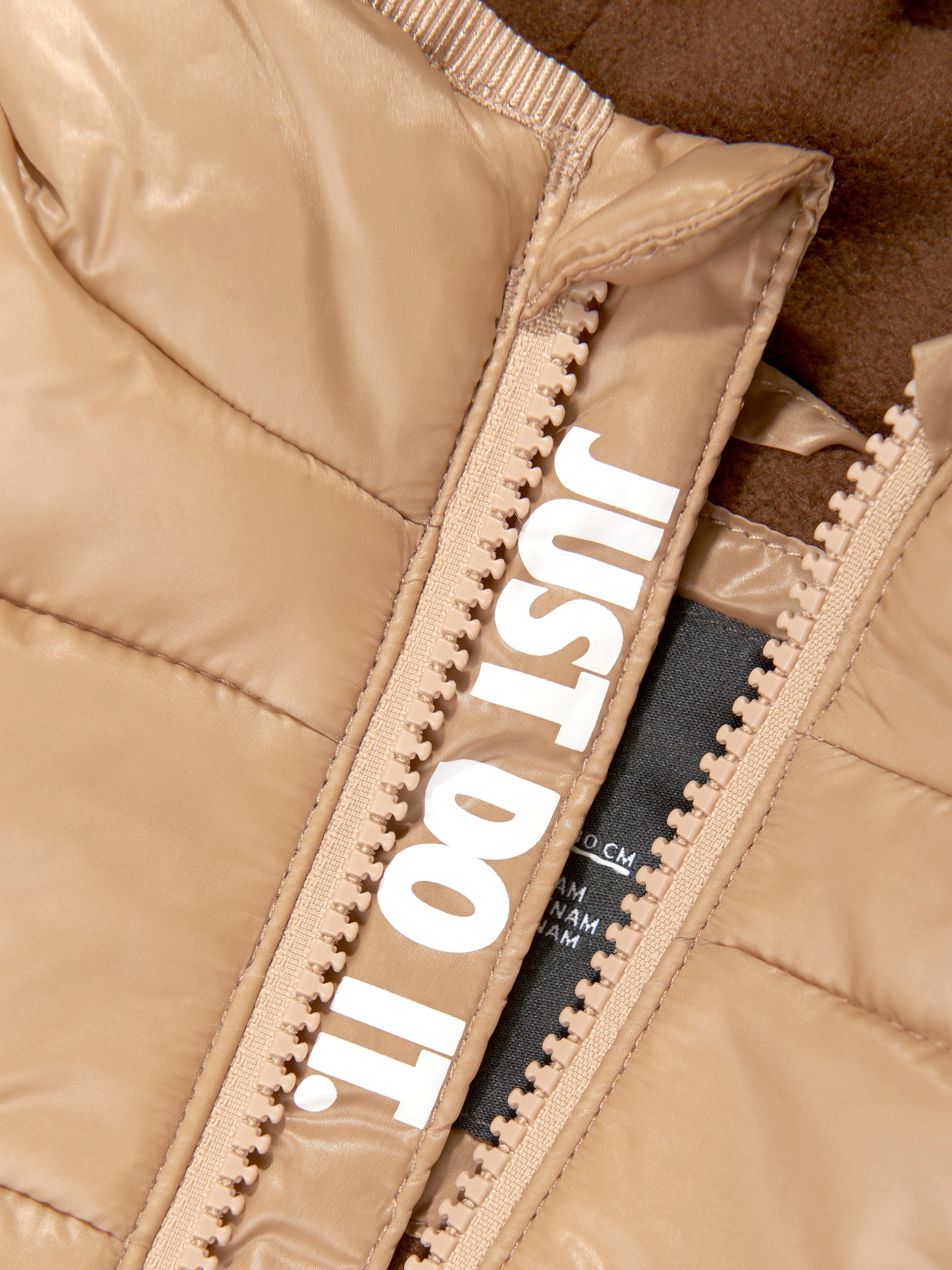 Boys Quilted Jacket in Beige Collections
