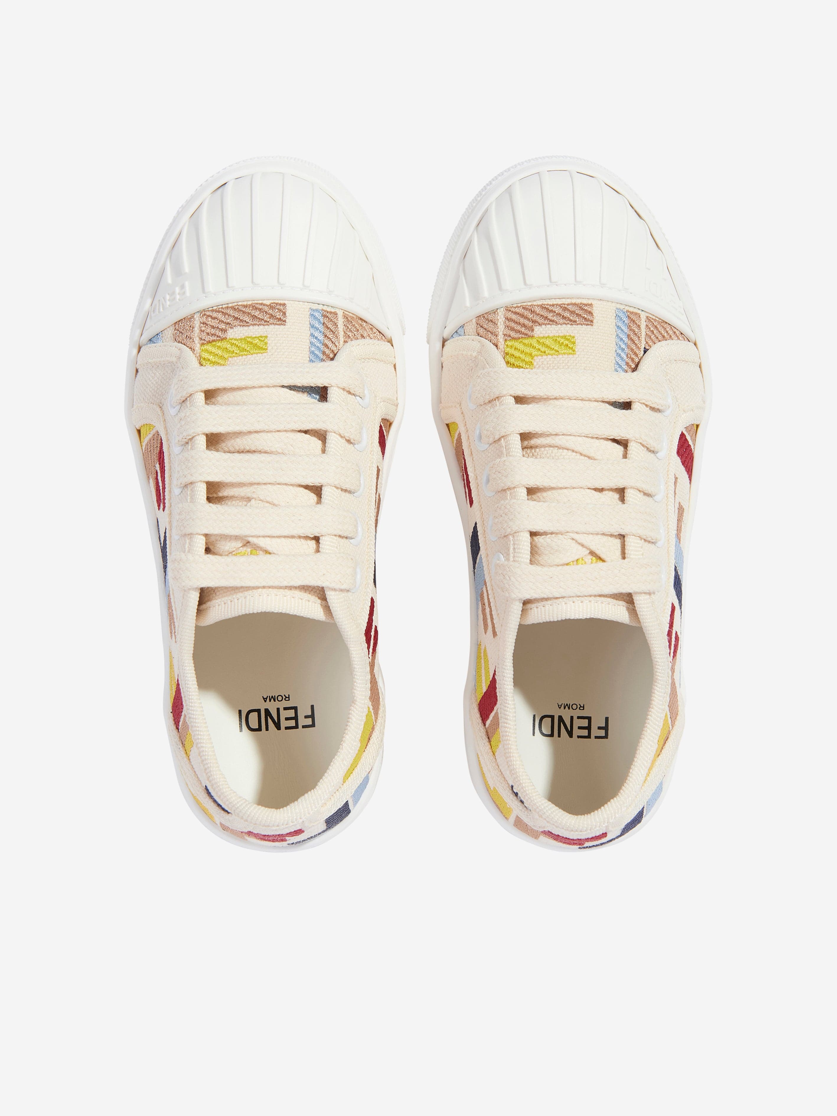 Kids FF Logo Trainers in Multicolour Cheap Discount Sale