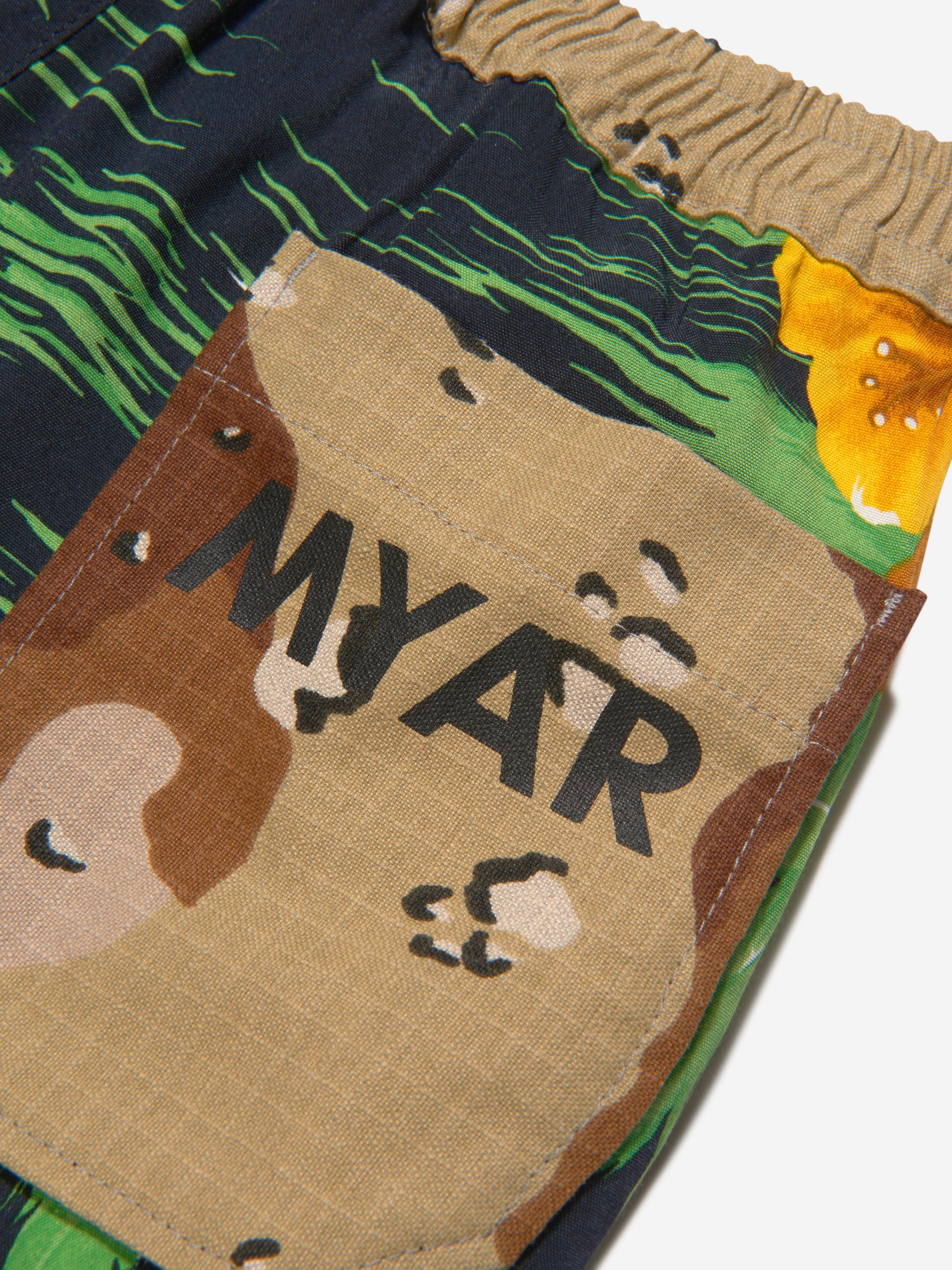 Myar Boys Cotton Hawaiian Print Shorts Discount Official Site