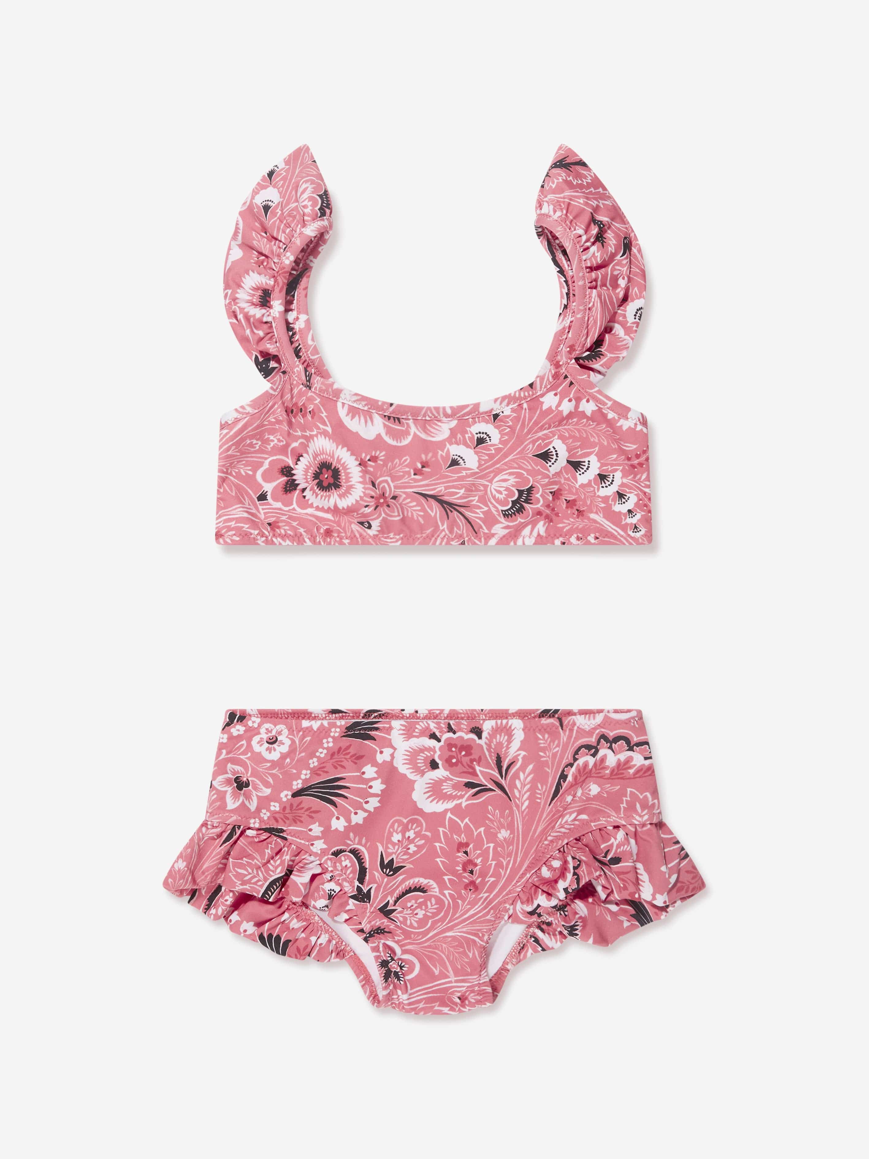 Etro Girls Floral Paisley Bikini in Pink Cheap Low Shipping