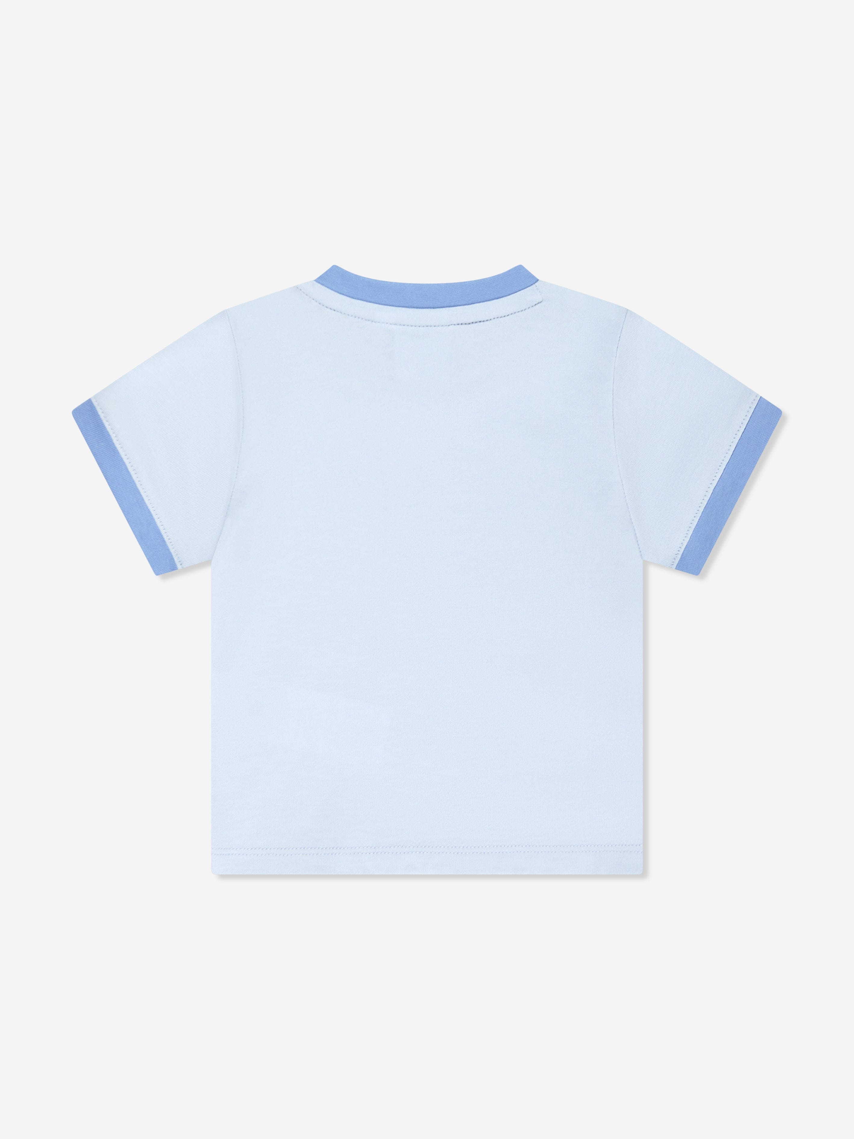BOSS Baby Boys Logo Print T-Shirt in Blue Cheap Pice Free Shipping