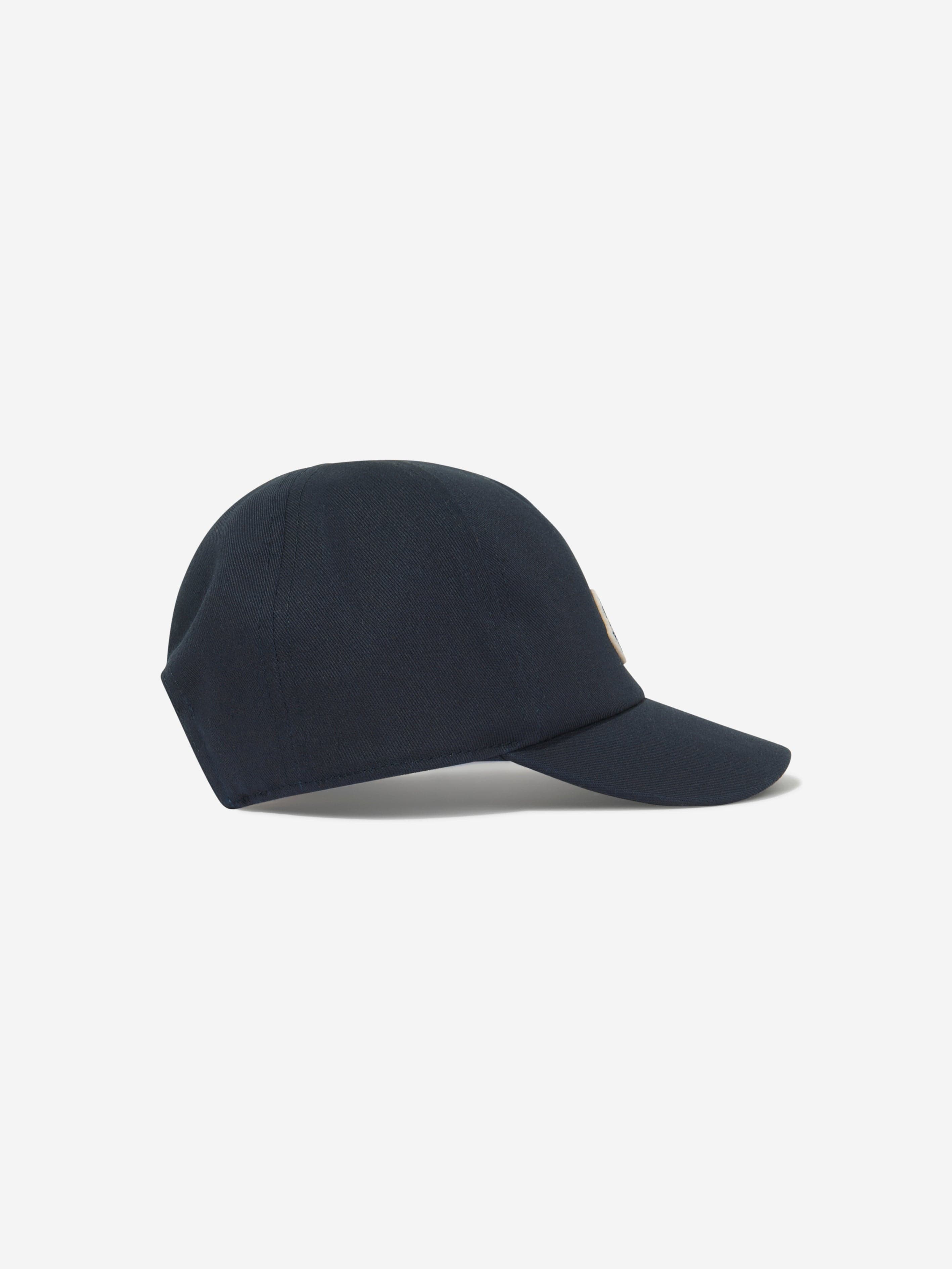 Moncler Enfant Baby Boys Logo Cap in Navy Wide Range Of Online