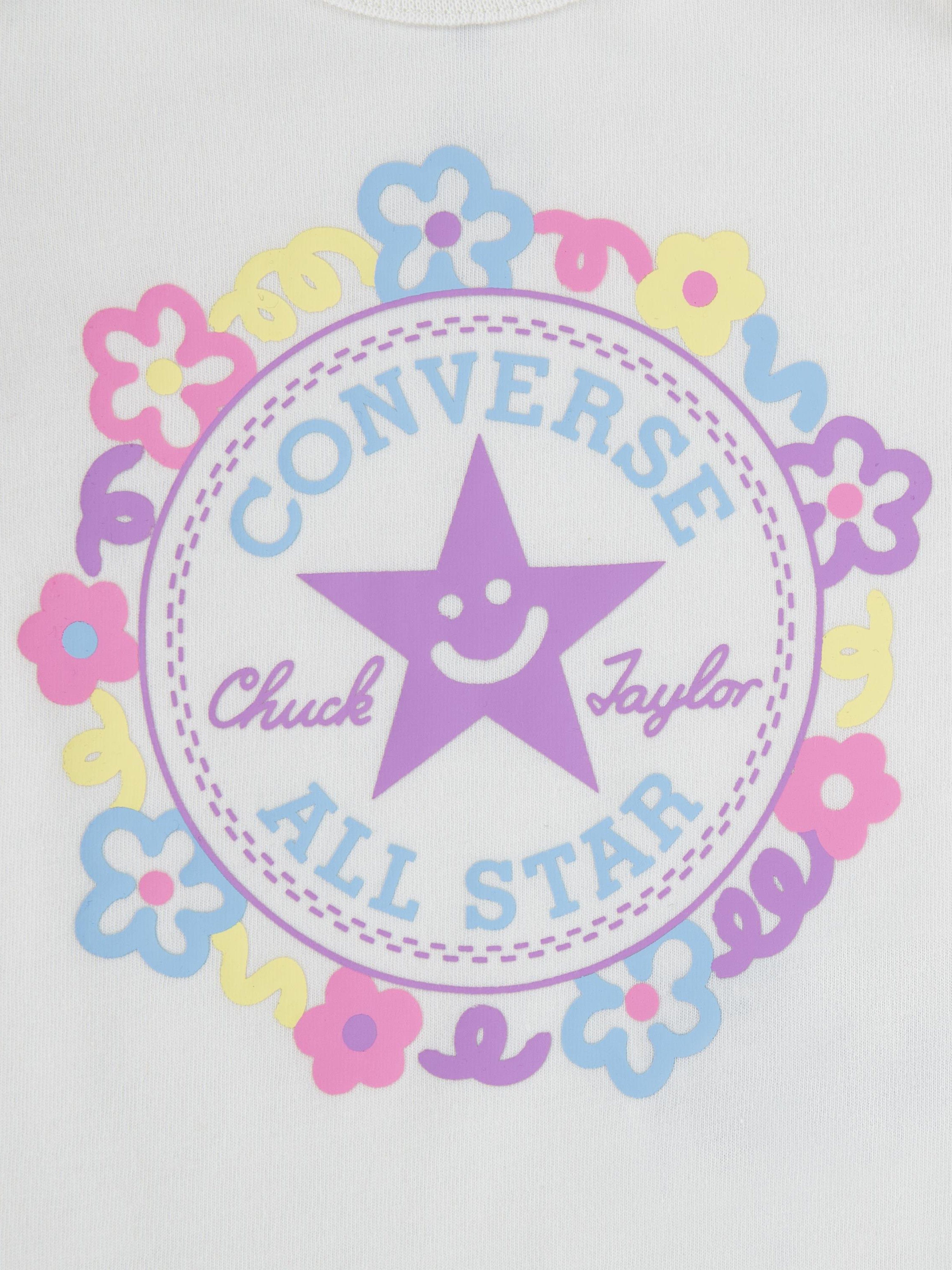 Converse Baby Girls 3 Pack Pattern Bodysuit Set in Multicolour Outlet Reliable