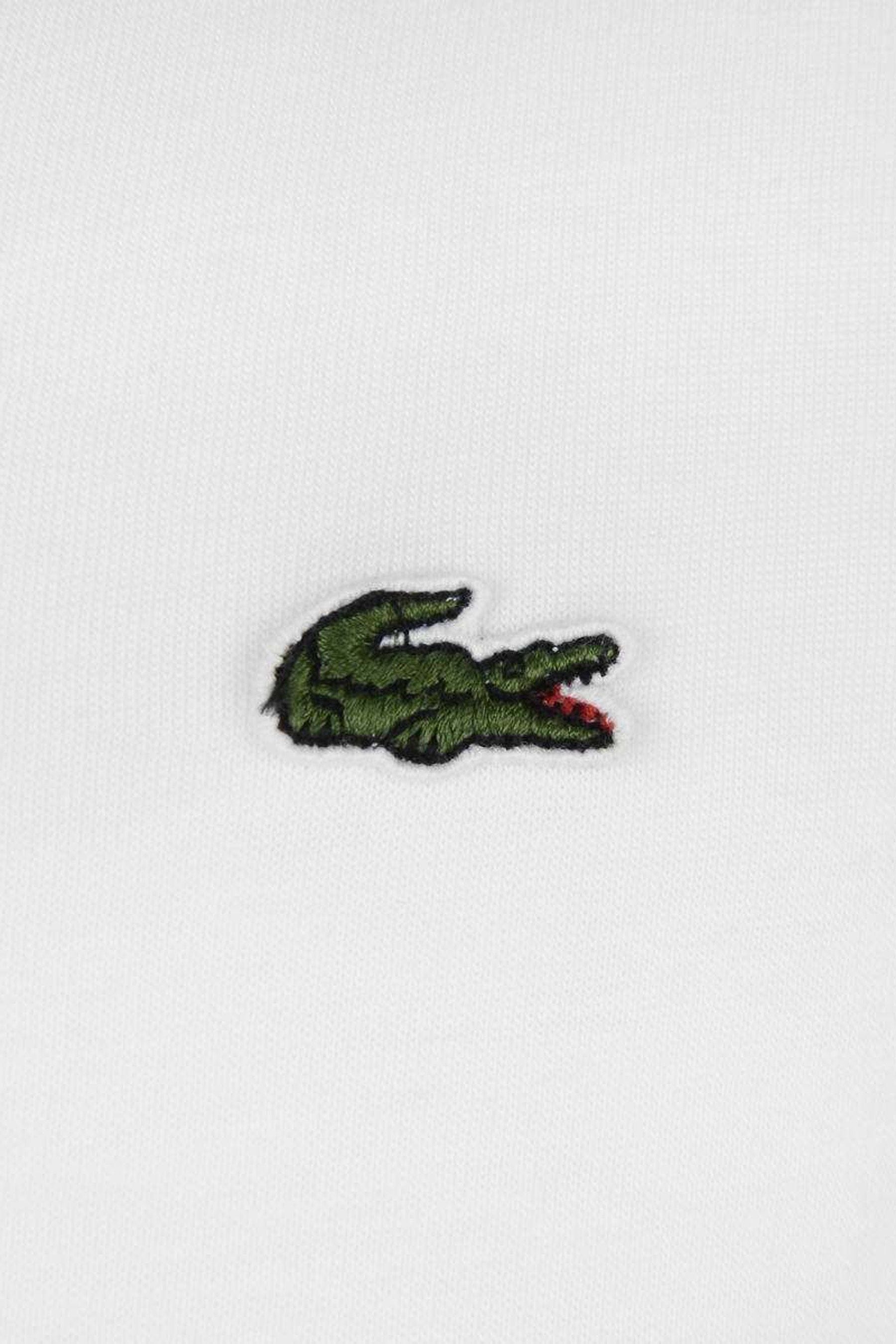 Lacoste Boys Logo T-Shirt in White Sale With Credit Card