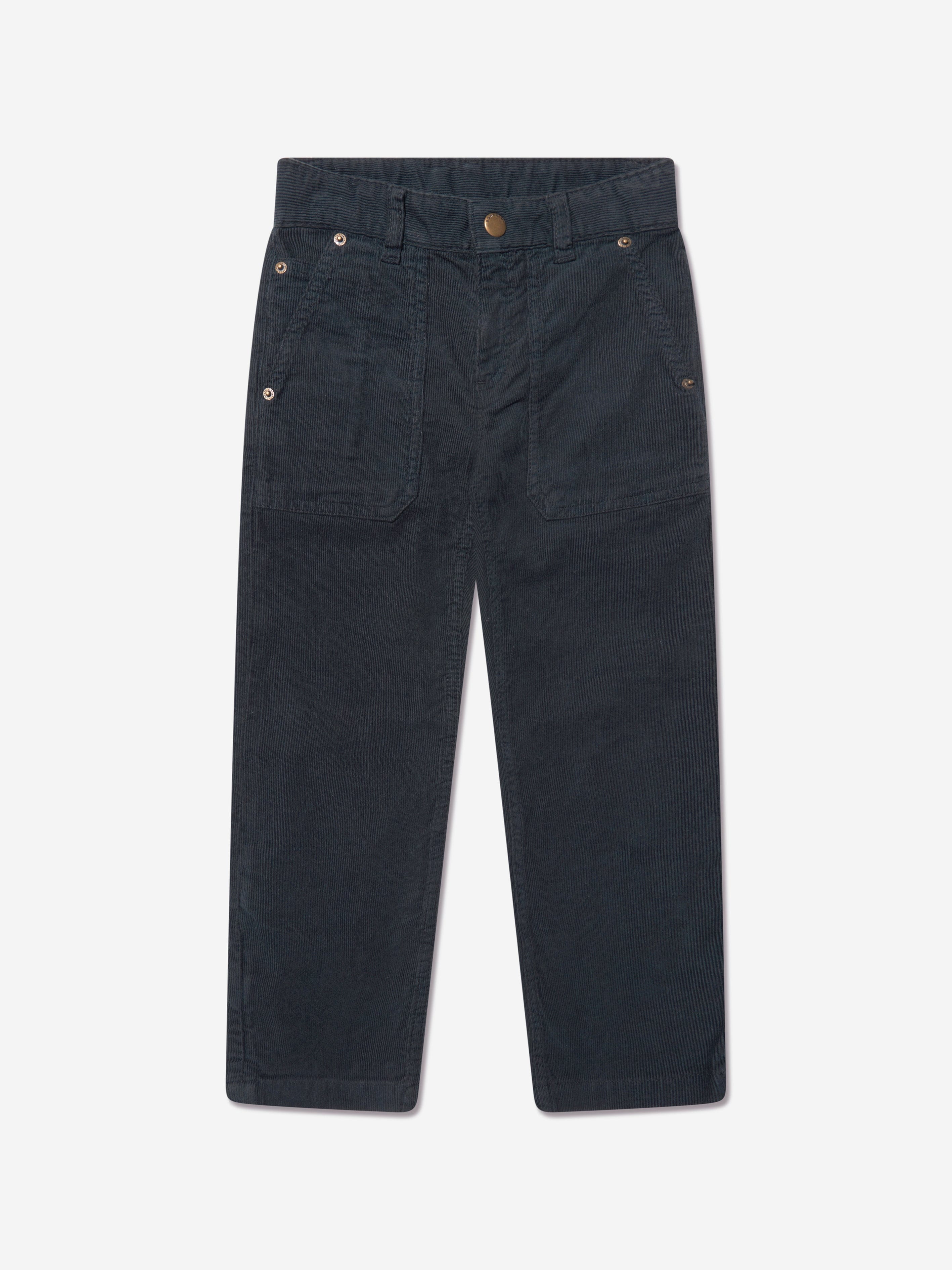 Bonpoint Boys Malone Chino Trousers in Navy Cheap In China