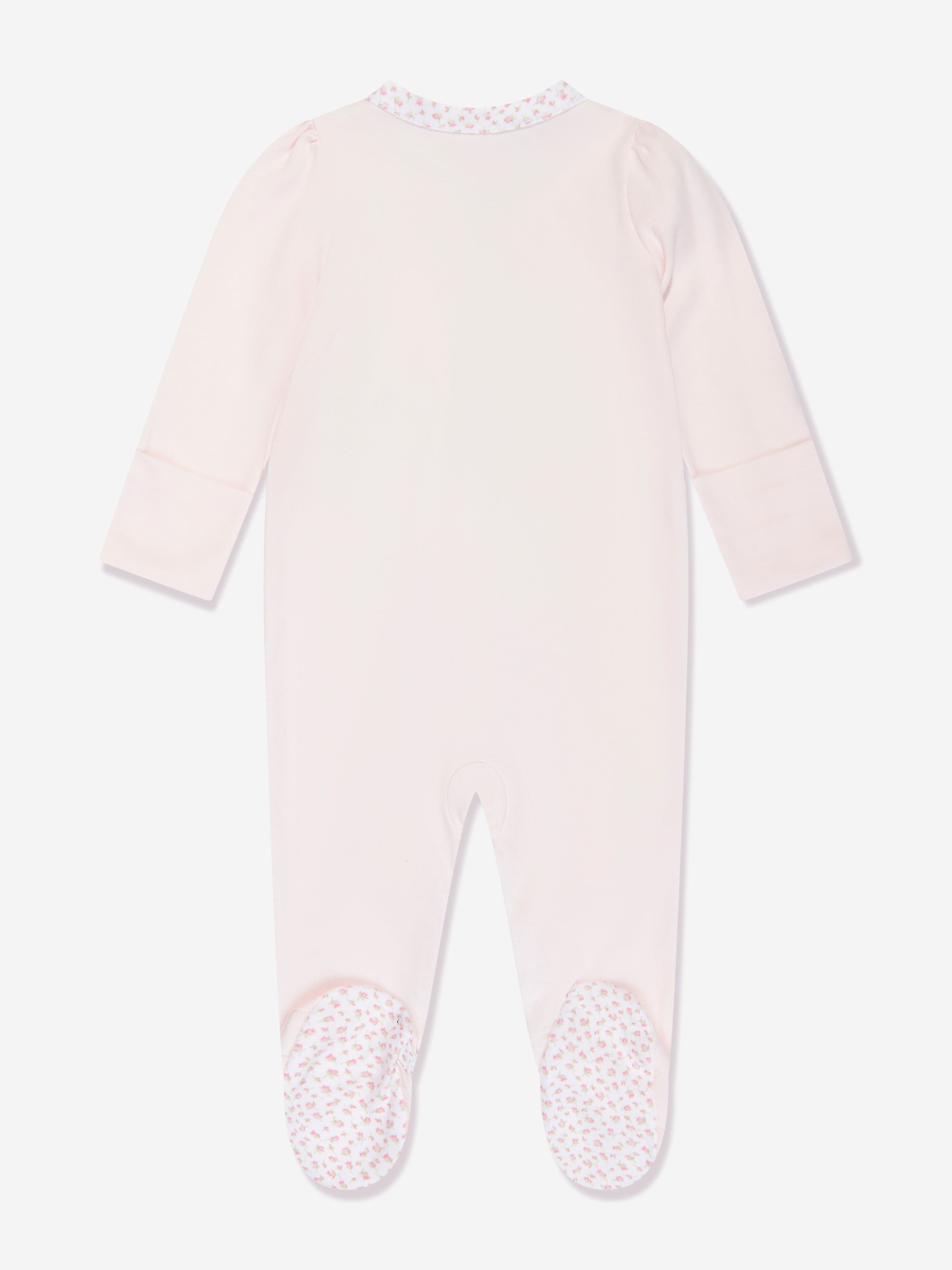 Ralph Lauren Baby Girls Cotton Babygrow in Pink Cheap Sale Footaction