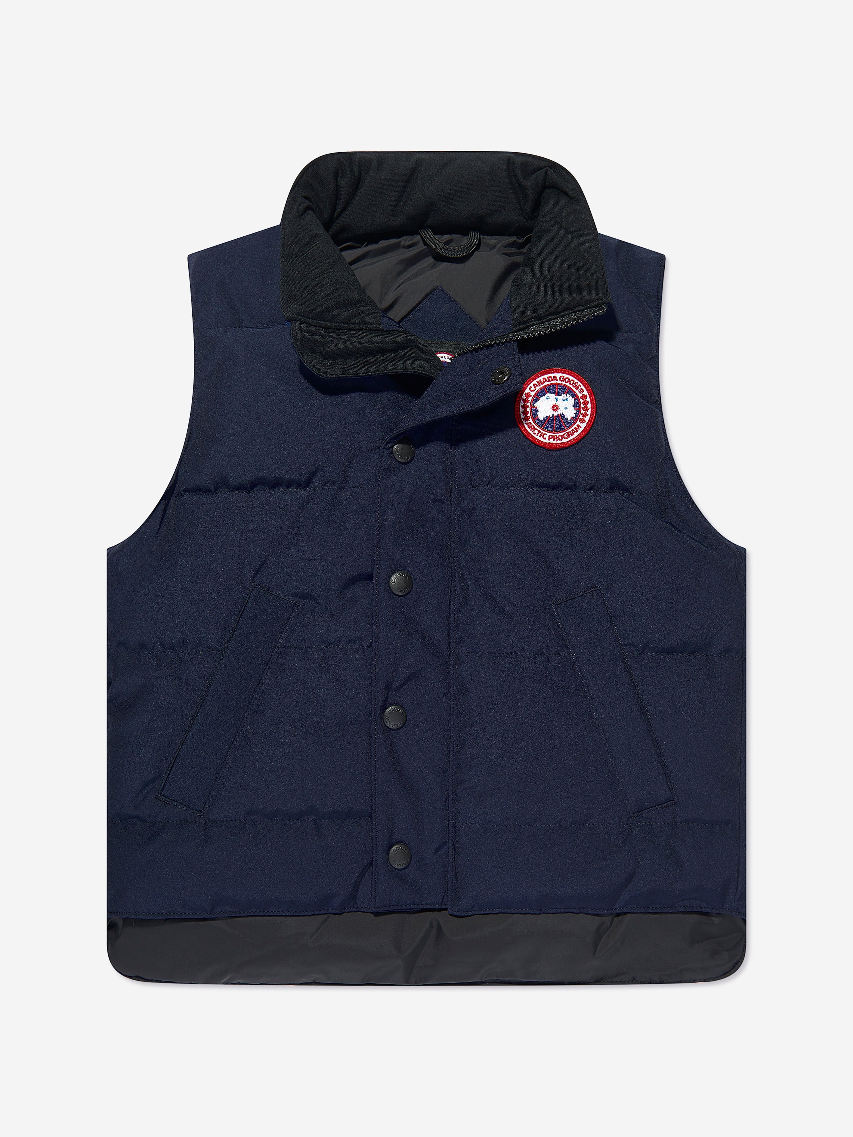 Canada Goose Kids Vanier Vest in Navy Buy Cheap Many Kinds Of