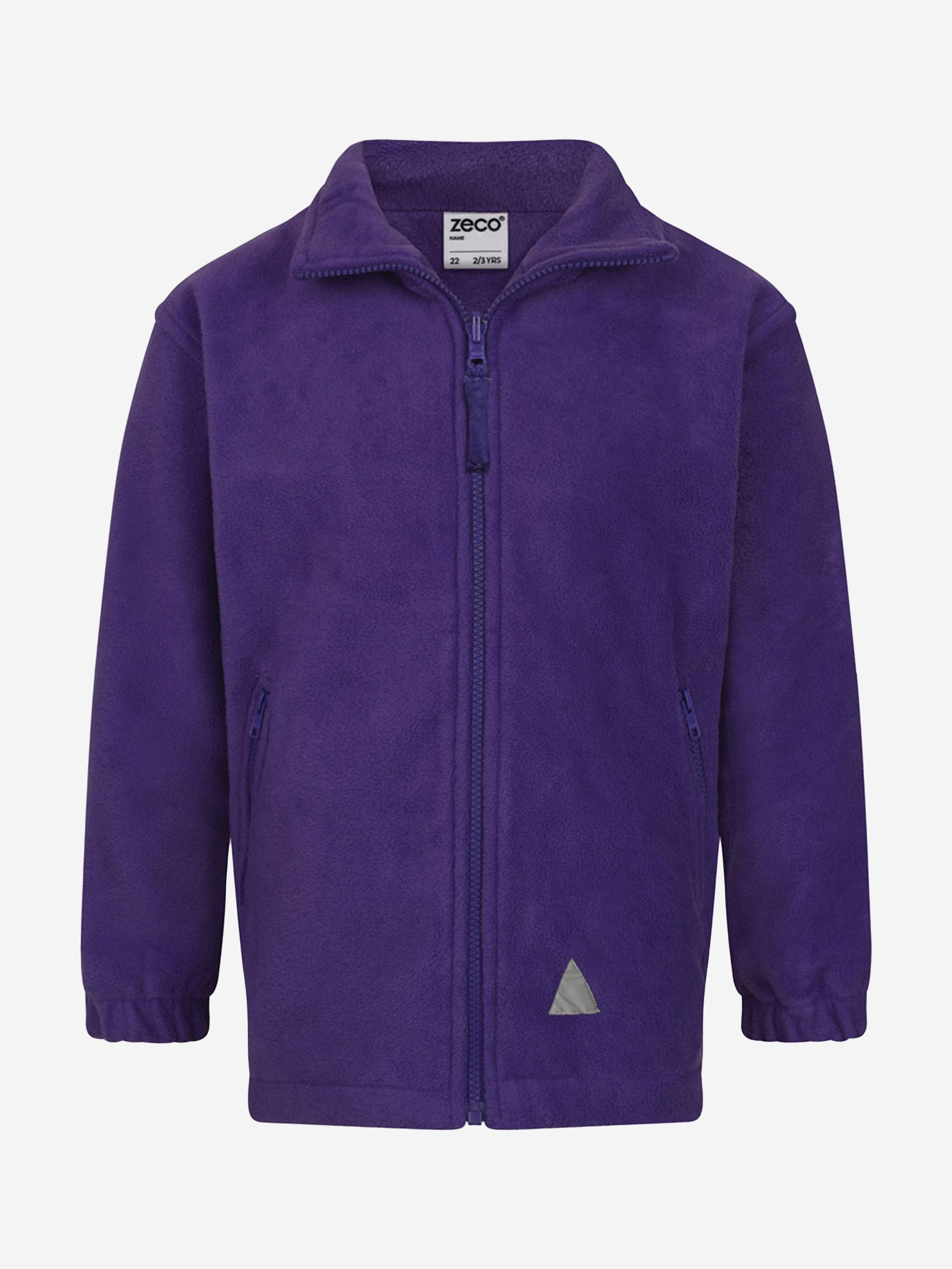 Zeco Kids School Polar Fleece Jacket in Purple Authentic For Sale