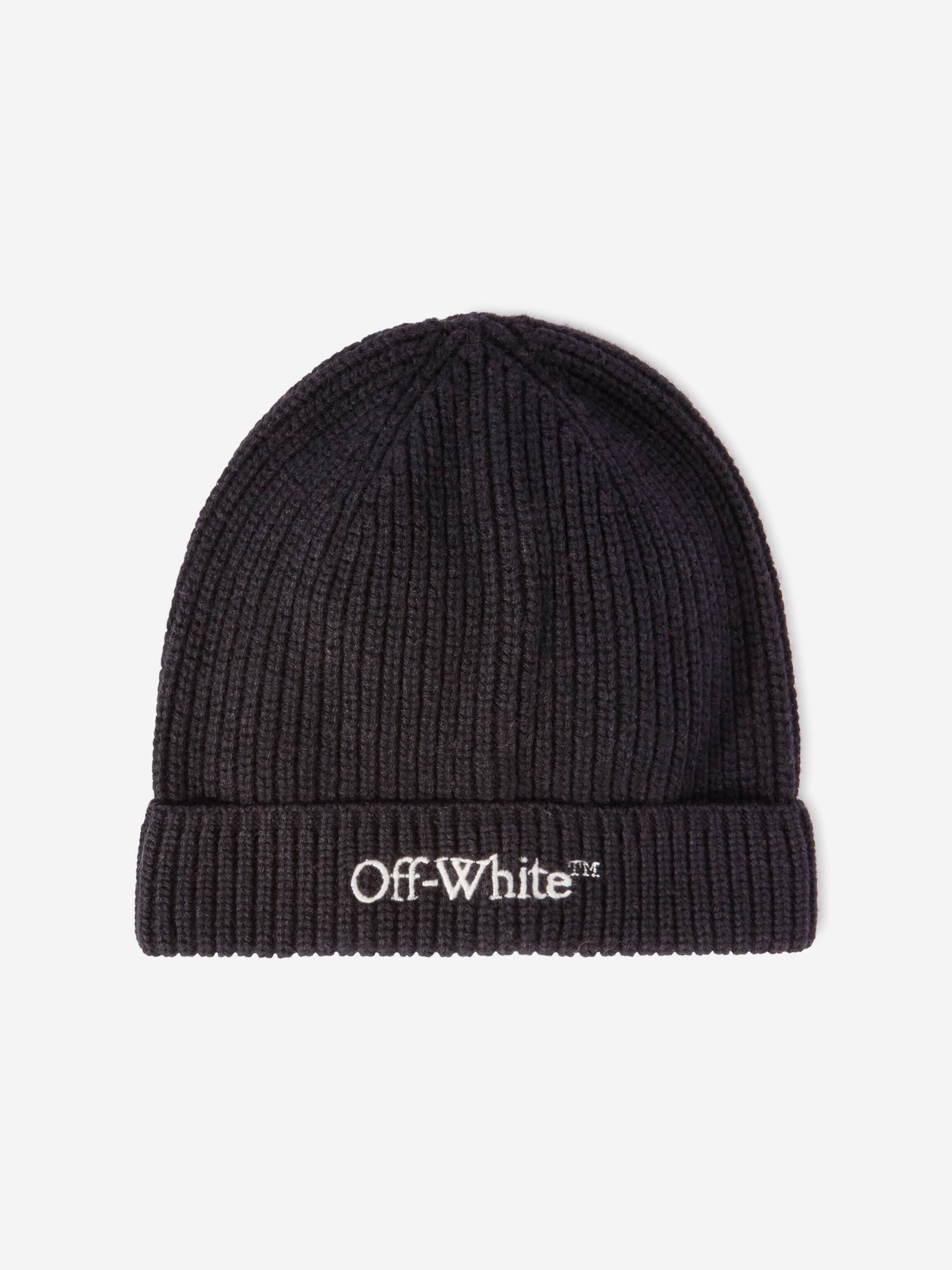 Off-White Kids Bookish Beanie Hat in Black Ost Release Dates