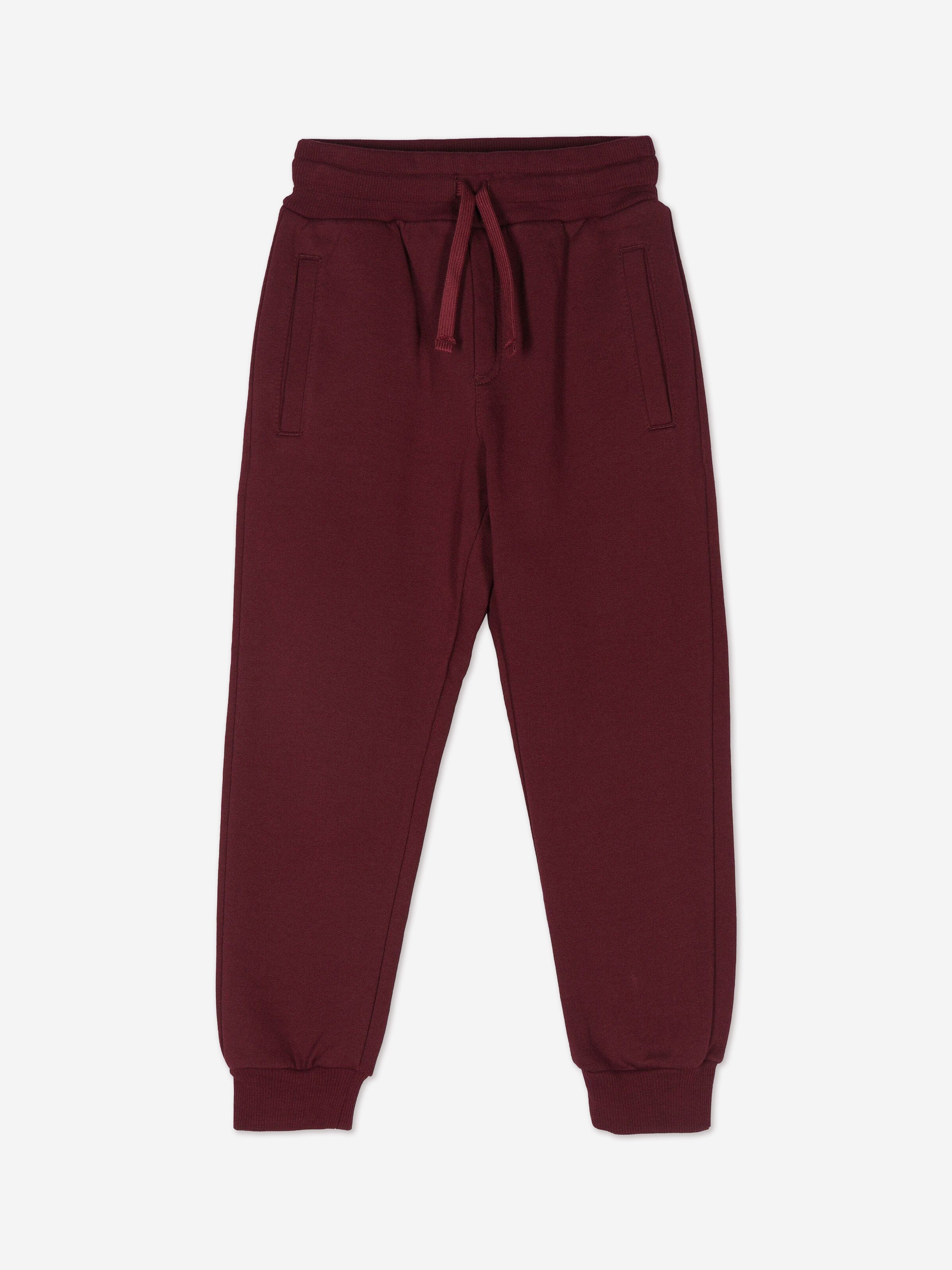 Dolce & Gabbana Boys Logo Joggers in Red In China Sale Online