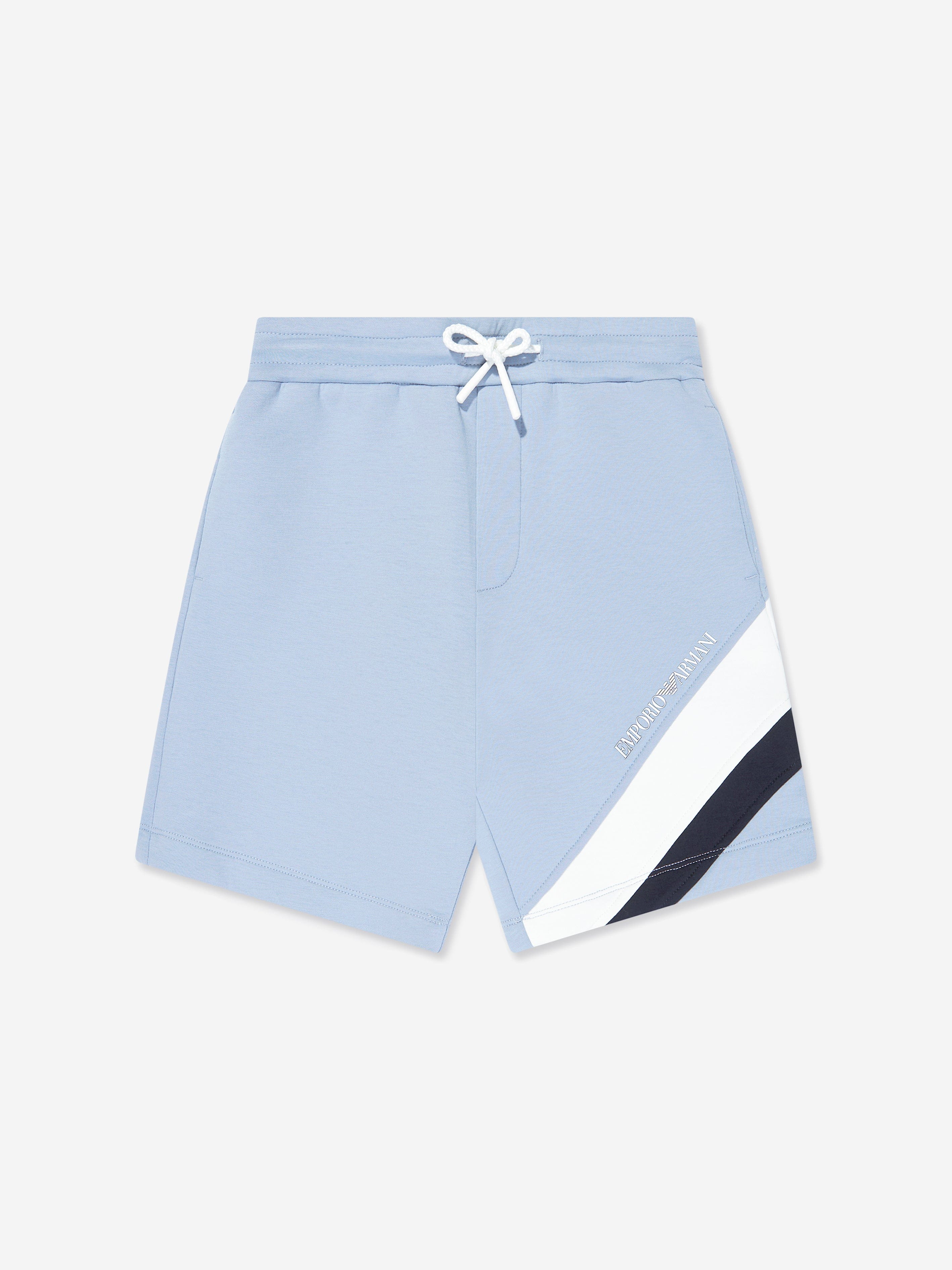 Emporio Armani Boys Bermuda Shorts In Blue Cheap Sale Sast