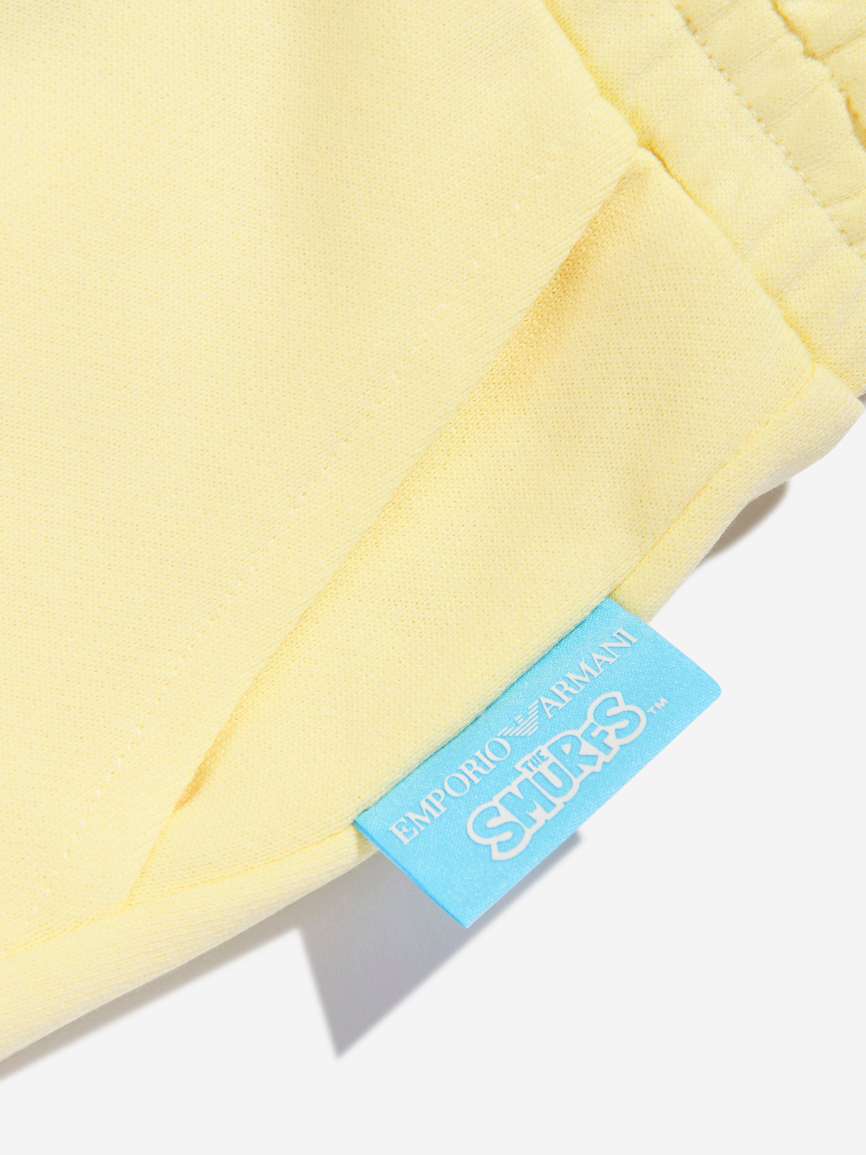 Emporio Armani Baby Boys Smurf Joggers in Yellow Clearance Best Seller