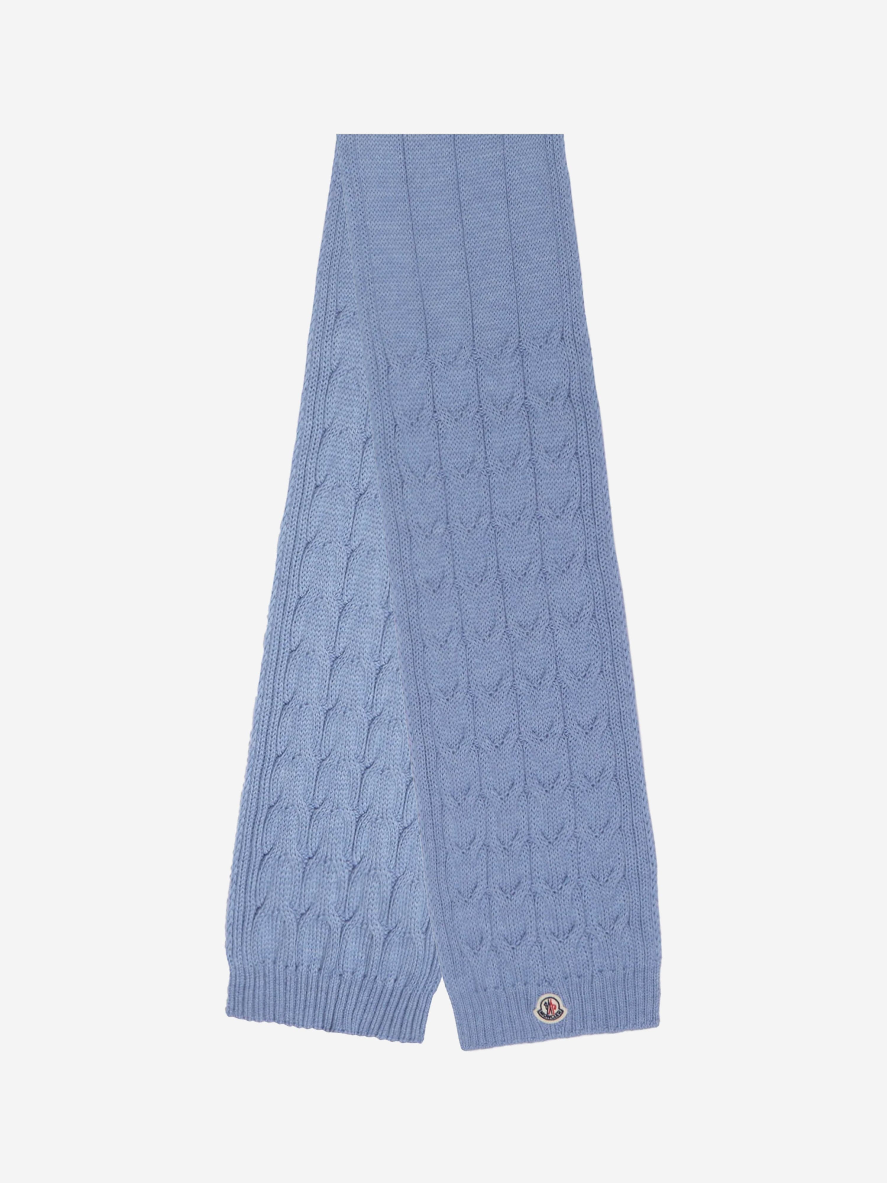 Moncler Enfant Boys Wool Knitted Logo Scarf Cheap Pice Low Shipping Fee