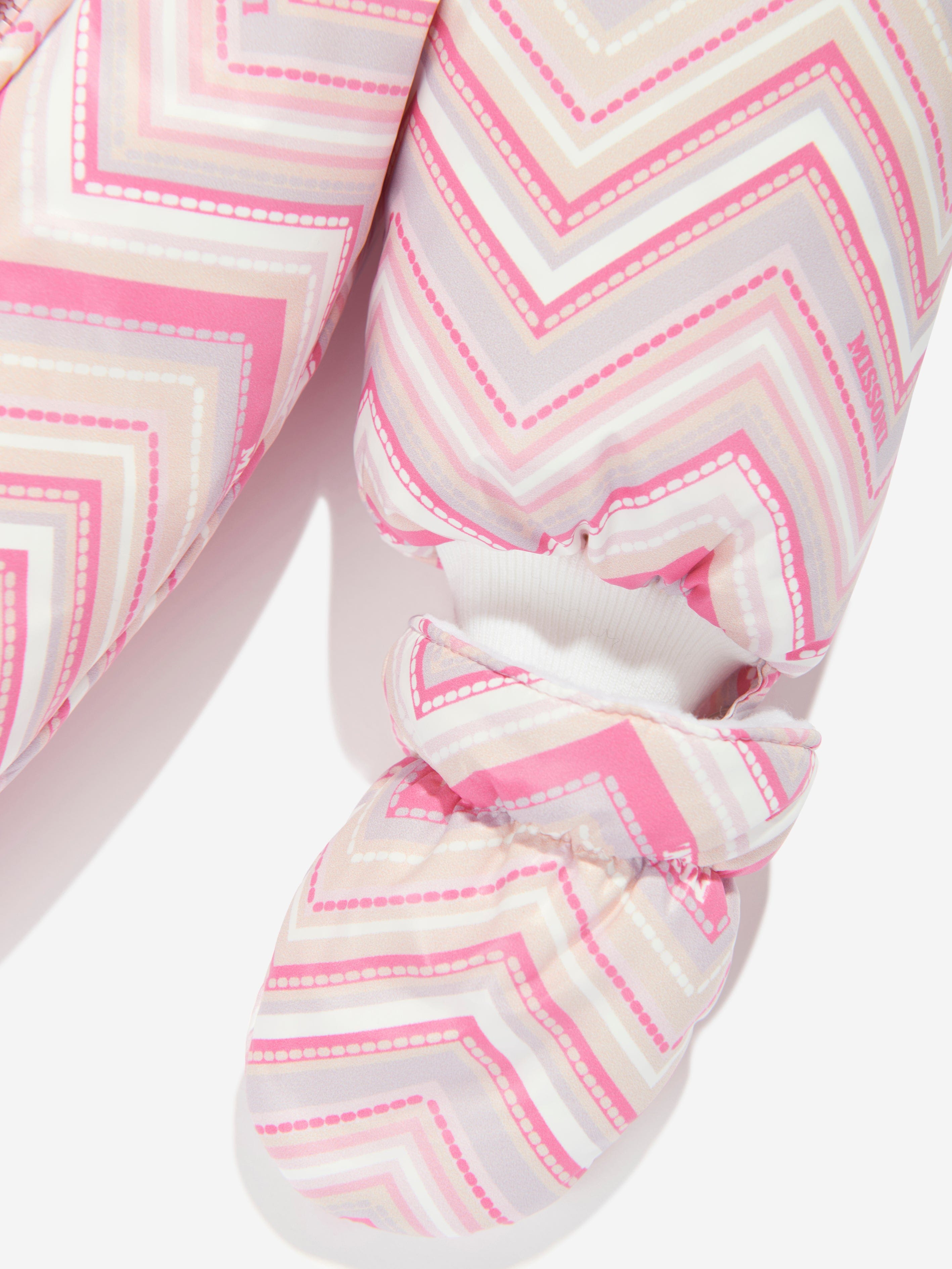 Missoni Baby Girls Zigzag Snowsuit in Pink Very Cheap Cheap Online
