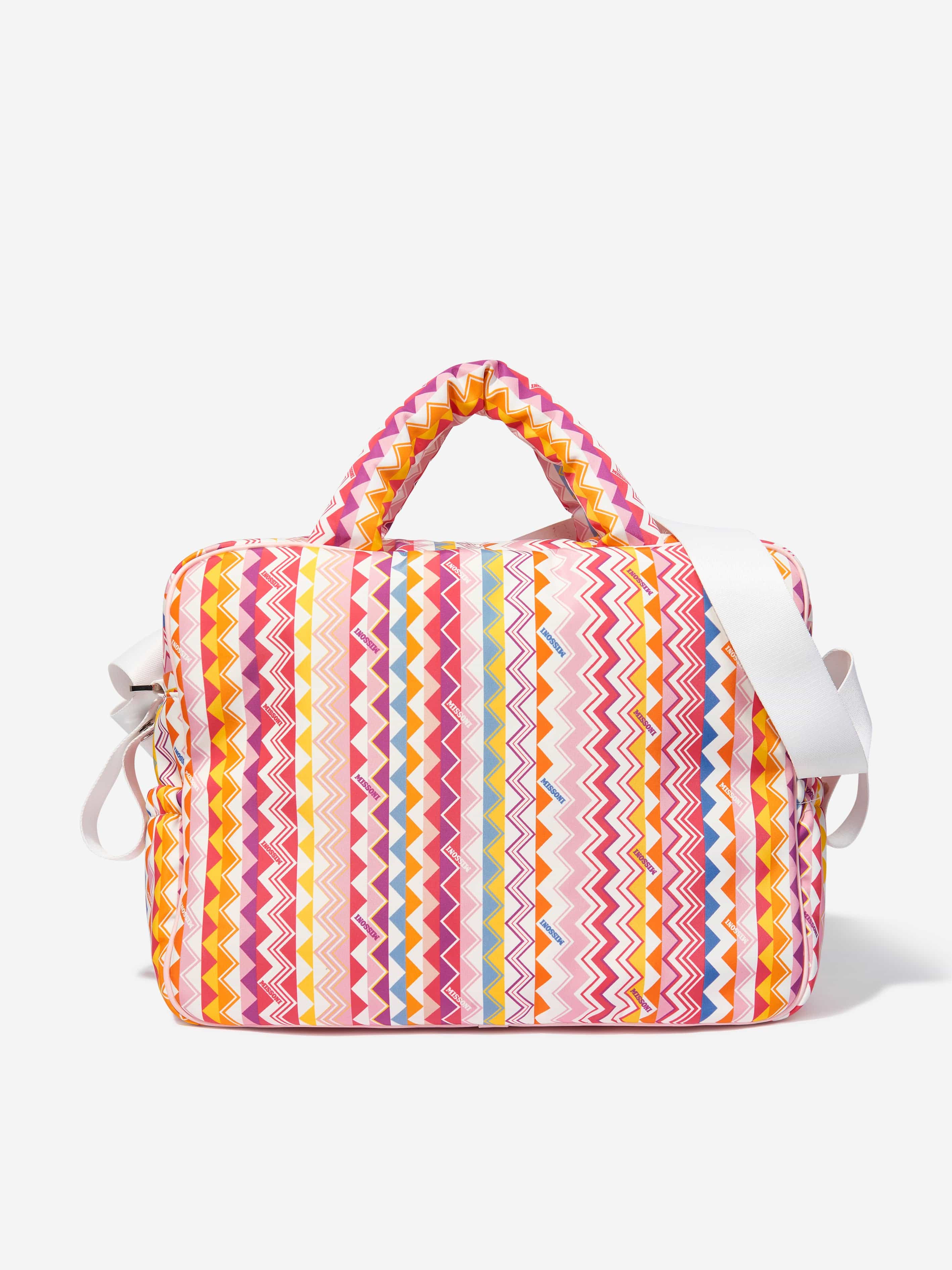 Baby Zigzag Changing Bag in Pink (35cm) Outlet Low Pice