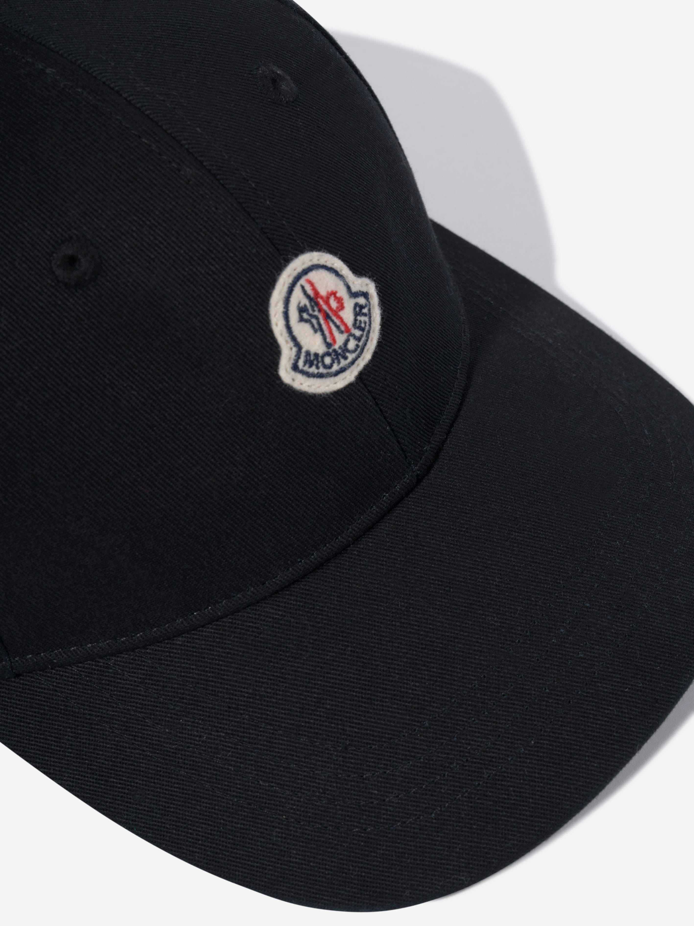 Moncler Enfant Boys Logo Baseball Cap in Black Clearance Amazing Pice