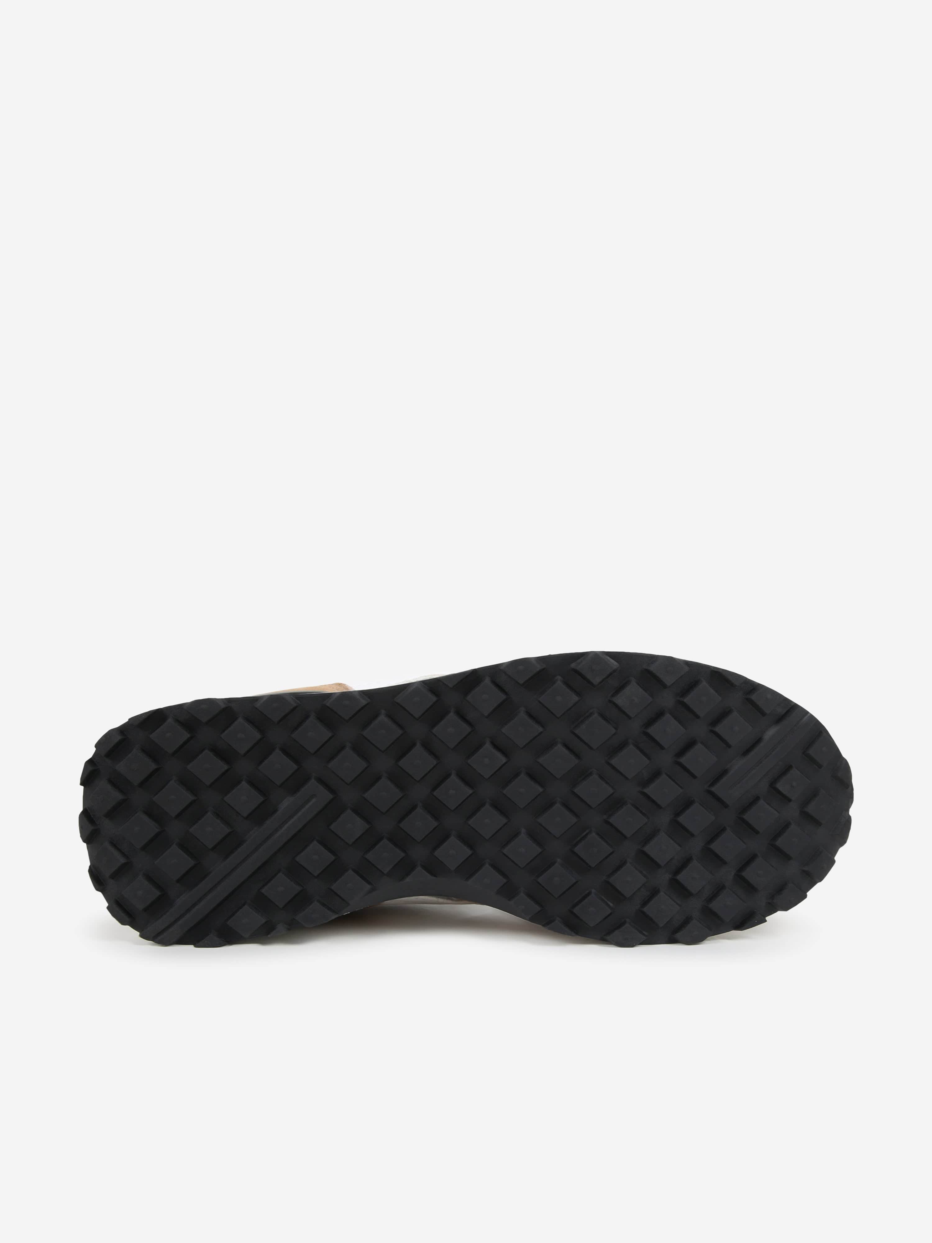 BOSS Boys Mesh And Leather Trainers in Black Buy Cheap Pay With Paypal