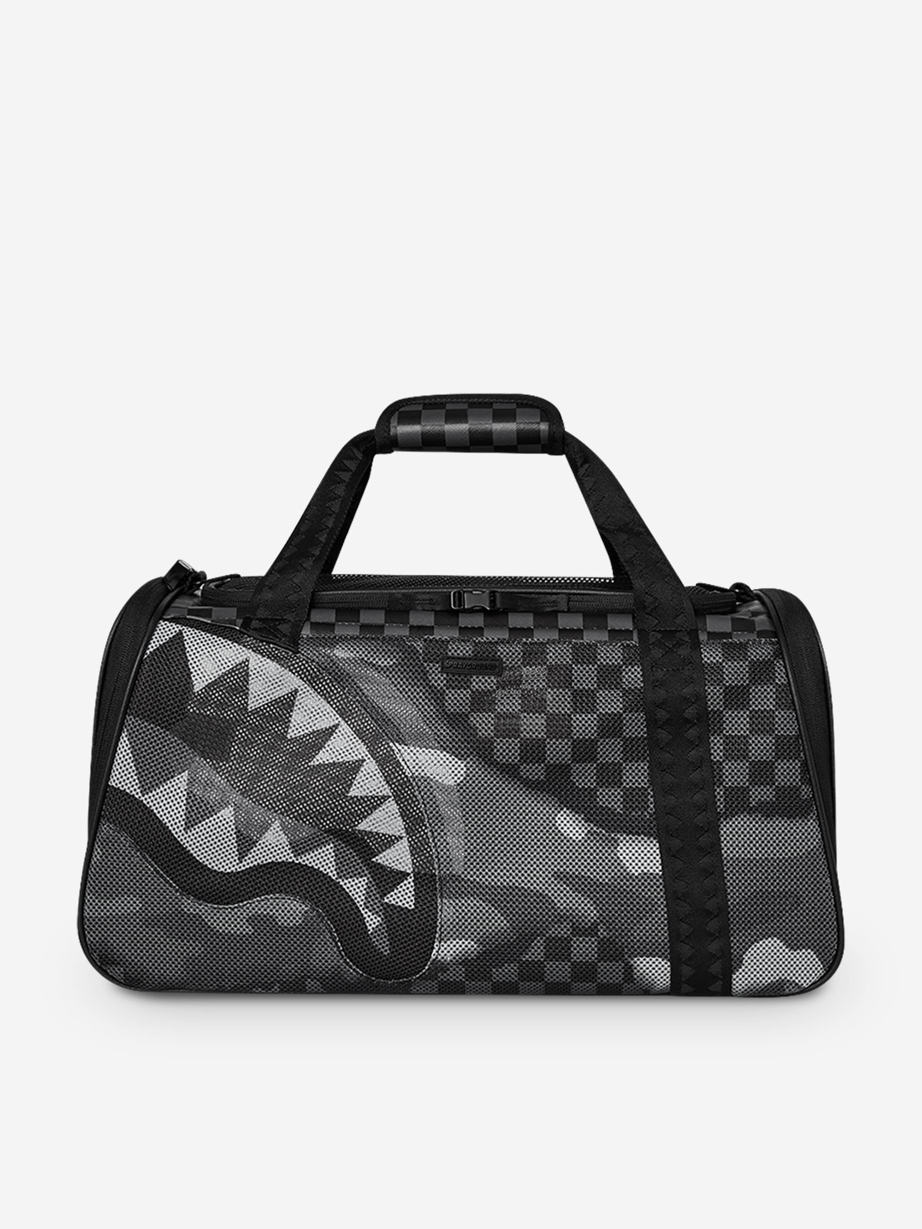 Sprayground Kids Split Up Camo Tear Pet Carrier in Black (46cm) Sale Cost