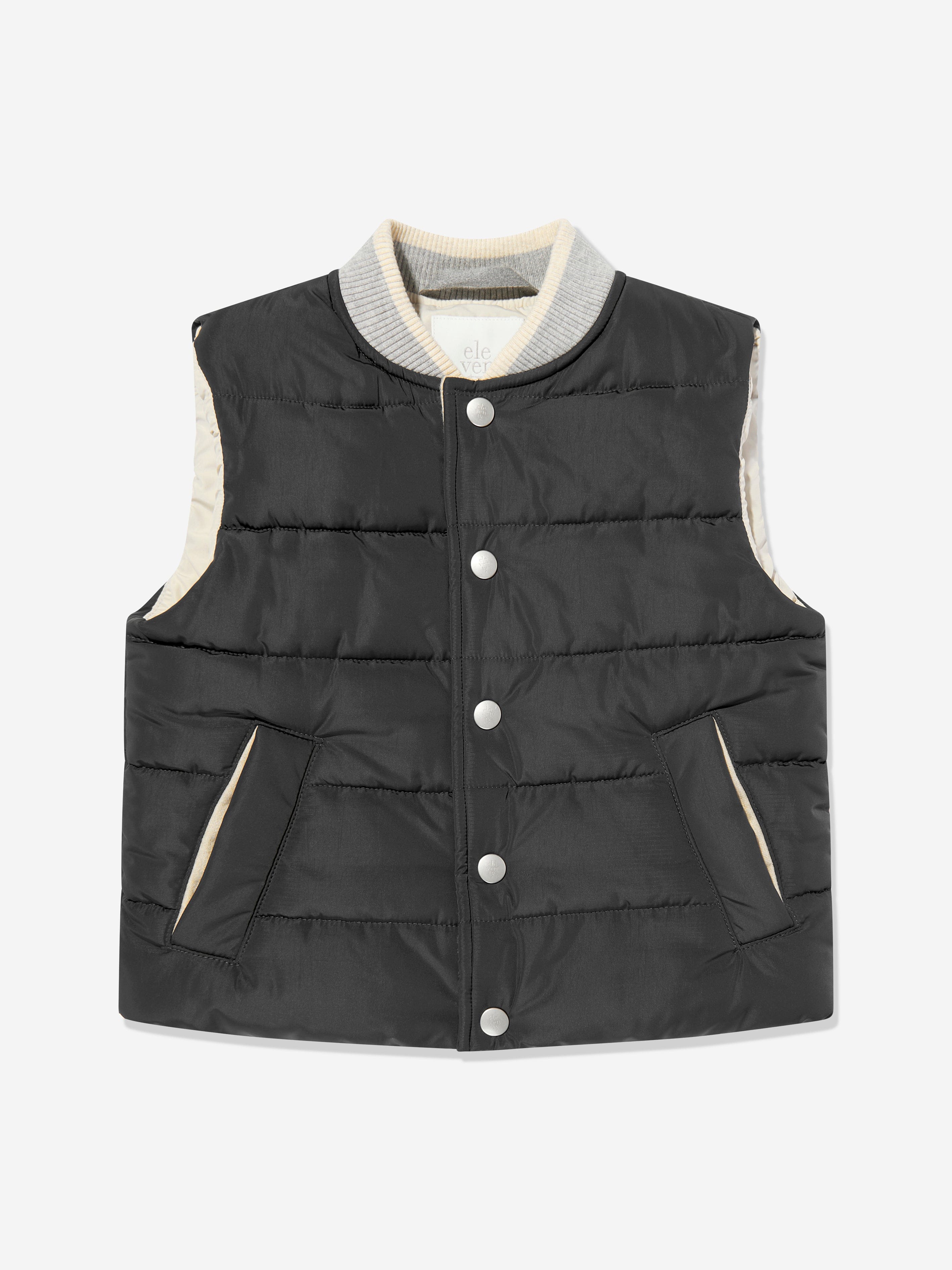 Eleventy Boys Quilted Gilet in Blue Free Shipping Official