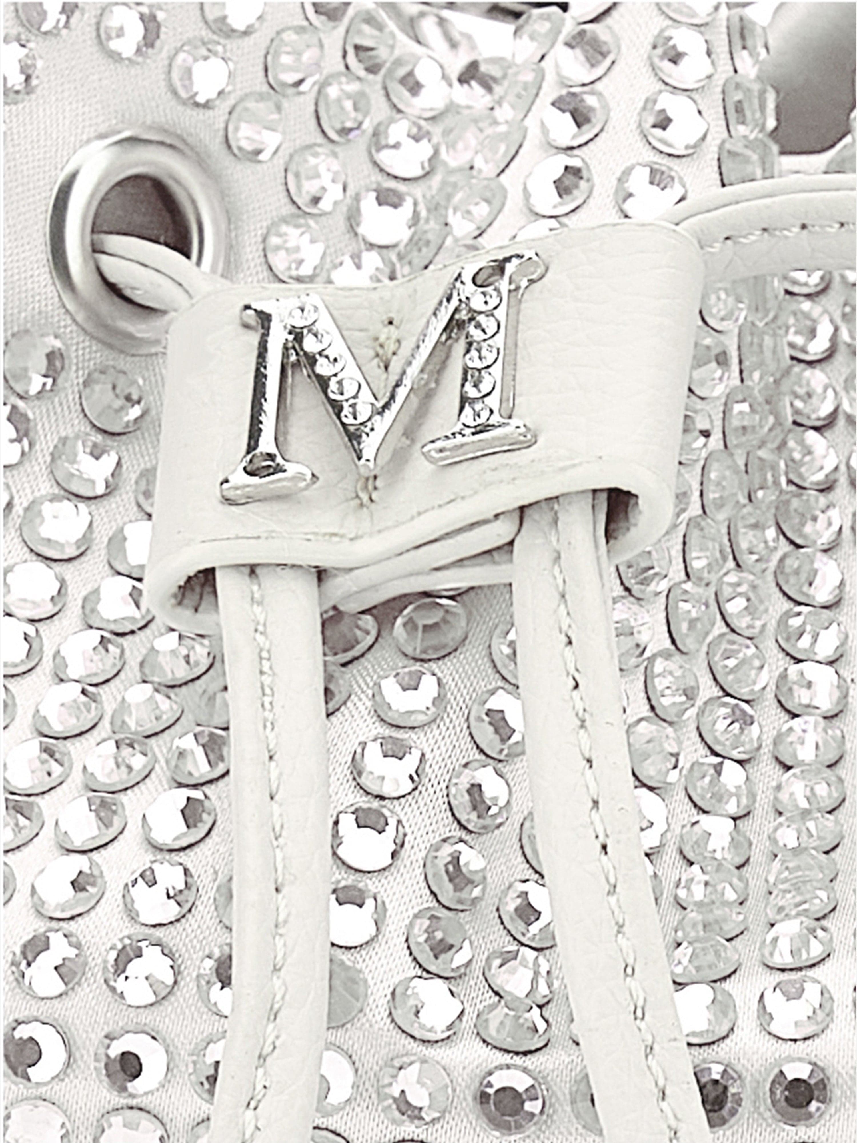 Girls Diamante Bucket Bag in Ivory (H:17cm C: 52cm) Recommend Sale Online