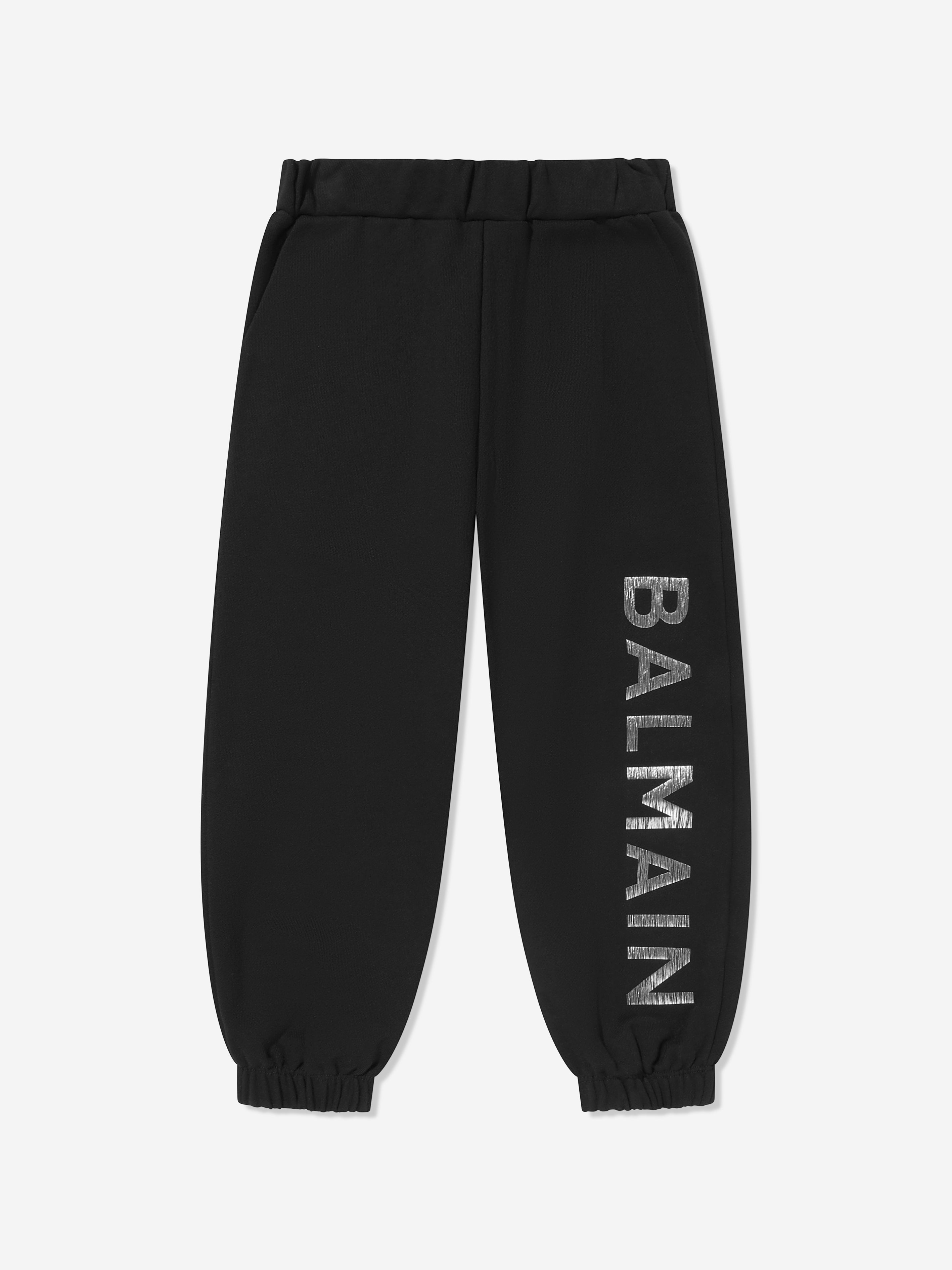 Balmain Kids Logo Joggers in Black Pay With Visa Cheap Pice