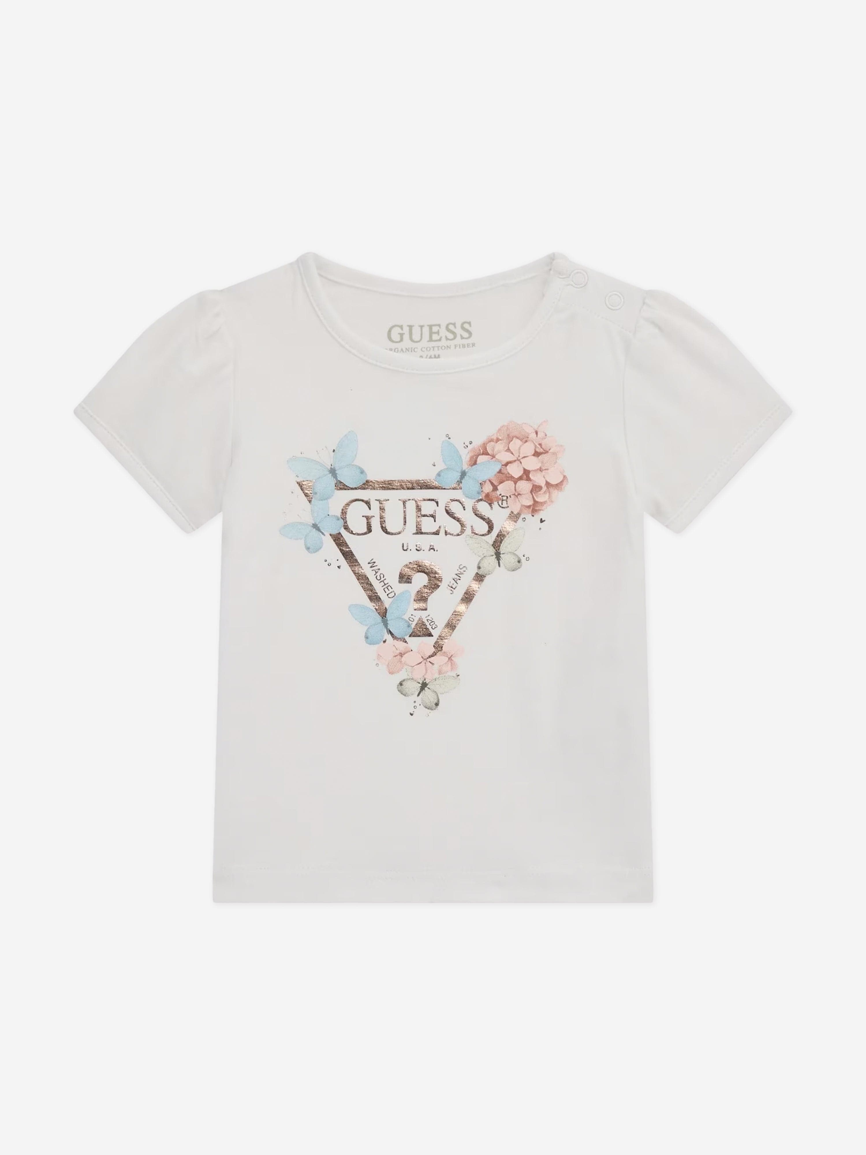 Baby Girls Logo T-Shirt in White Geniue Stockist Cheap Pice