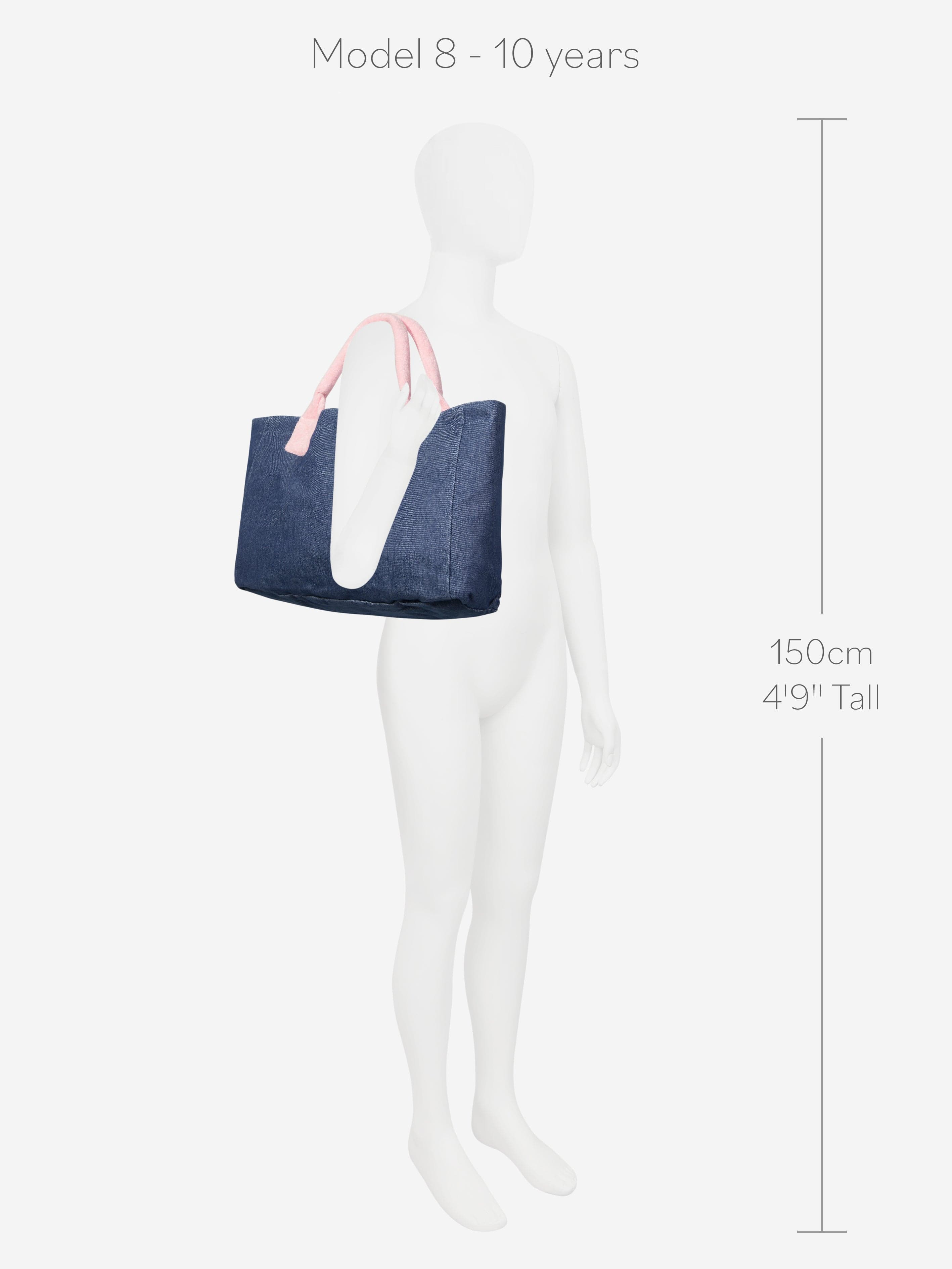 AY by AYLA Girls Denim Look Tote Bag in Blue Free Shipping Geniue Stockist
