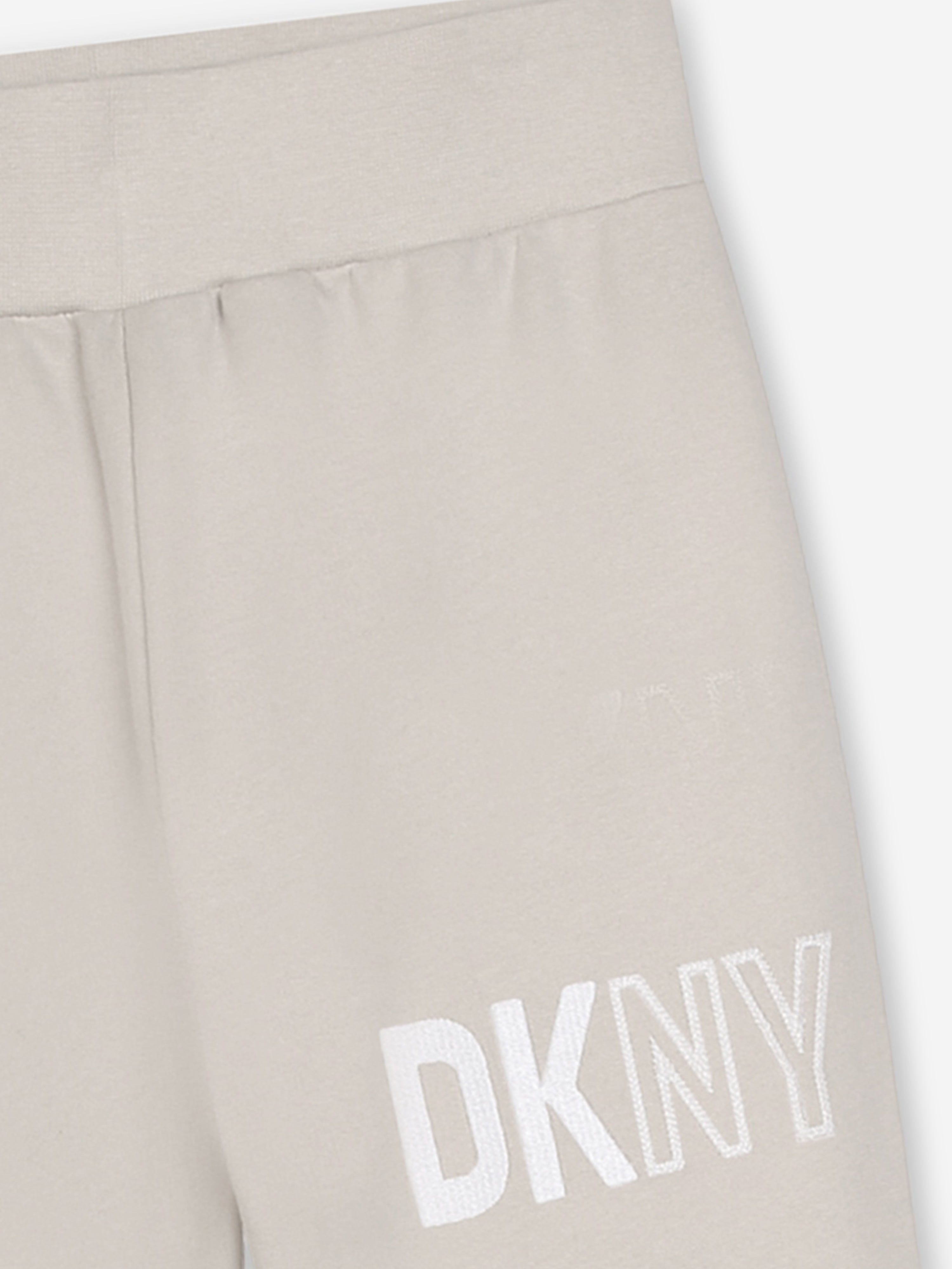 DKNY Kids Logo Joggers in White Order