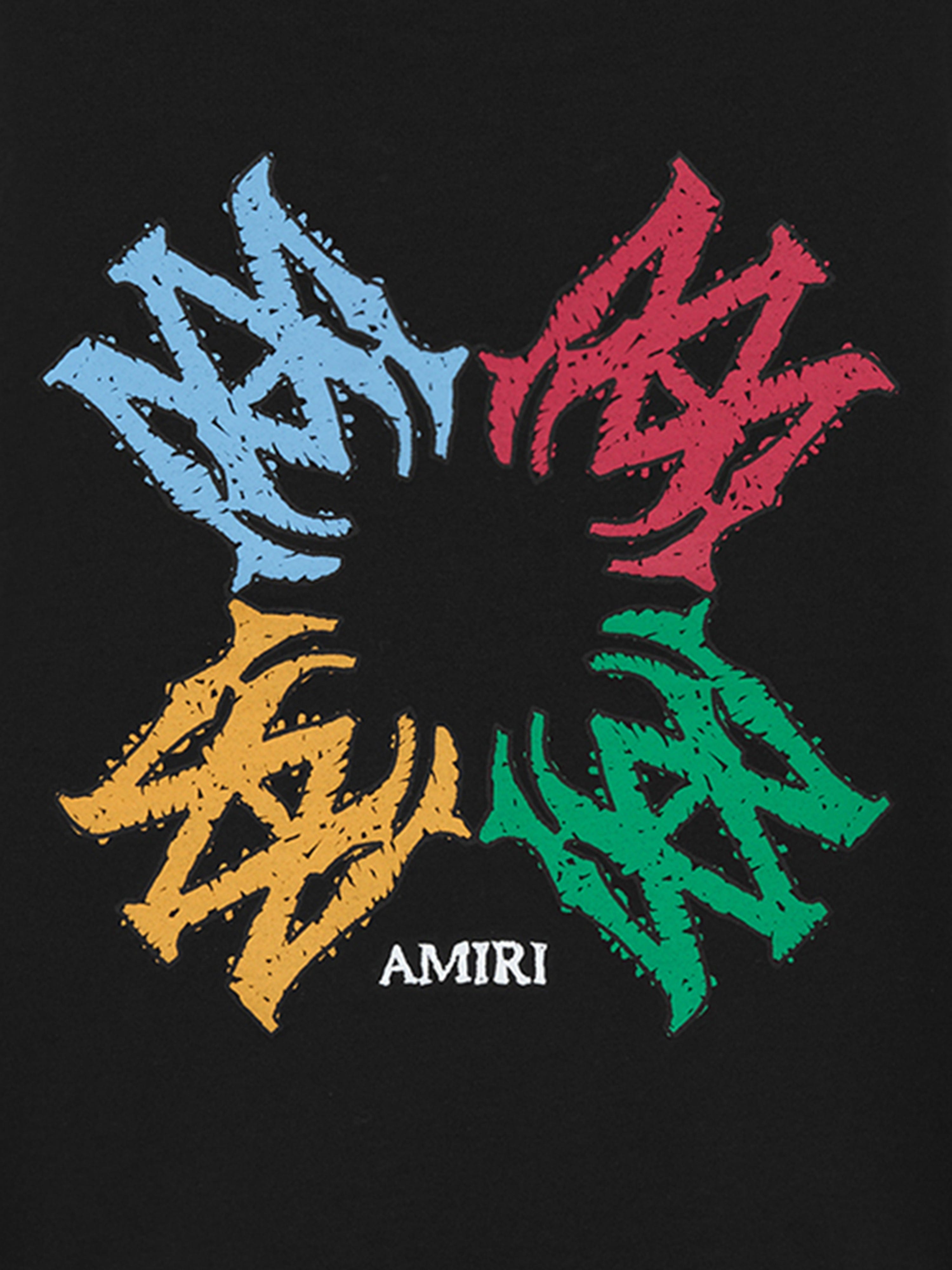 Kids MA Quad Scribble T-Shirt in Black Free Shipping Huge Surprise