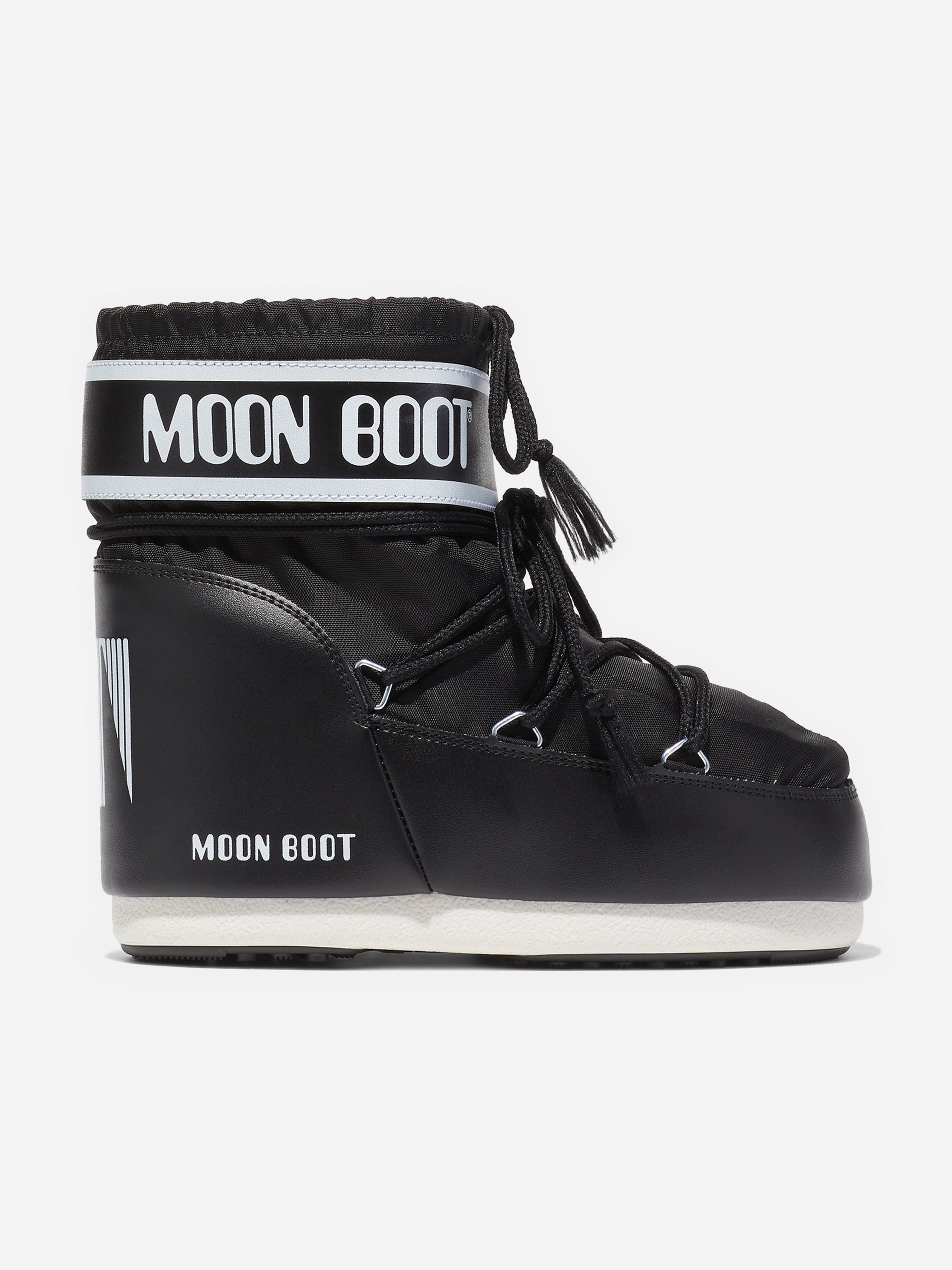 Moon Boot Kids Icon Low Boots in Black Sale Fake