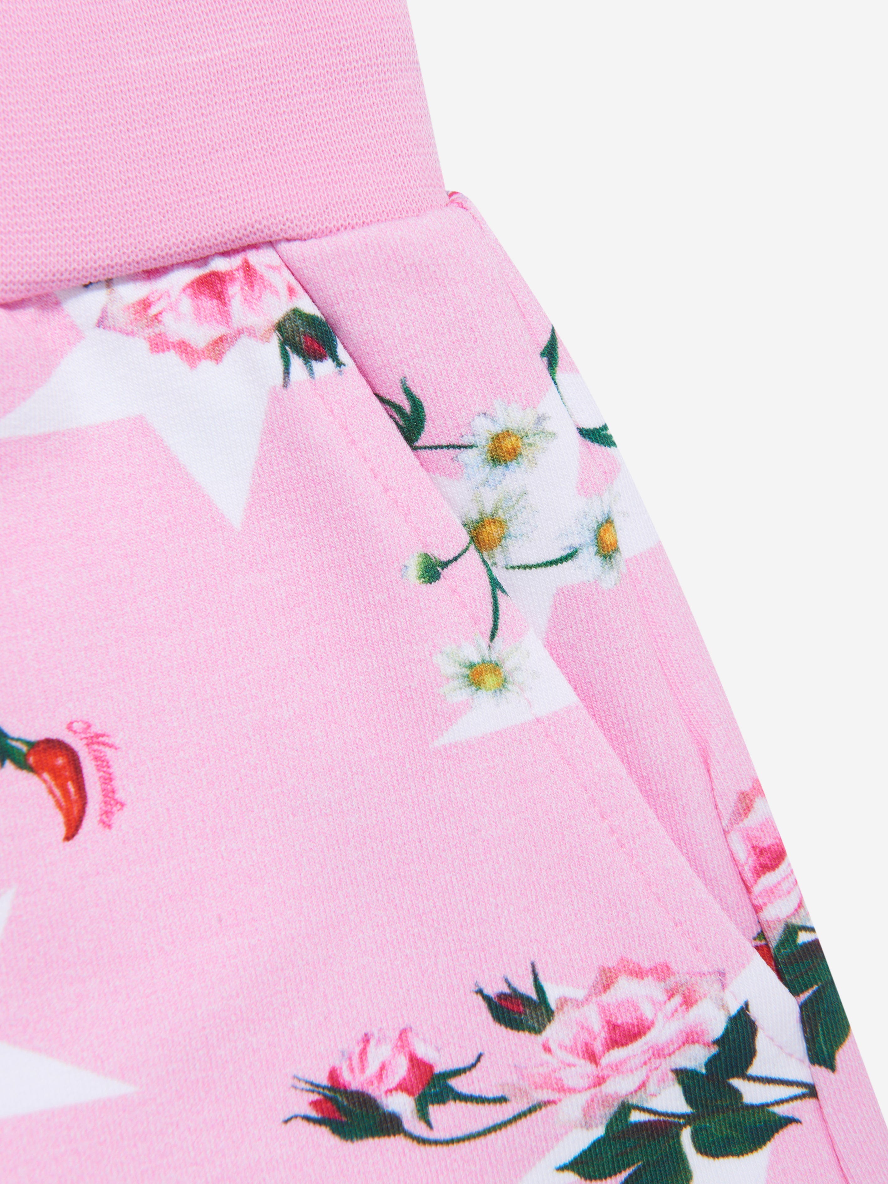 Monnalisa Girls Stars And Flower Shorts in Pink Buy Cheap Excellent