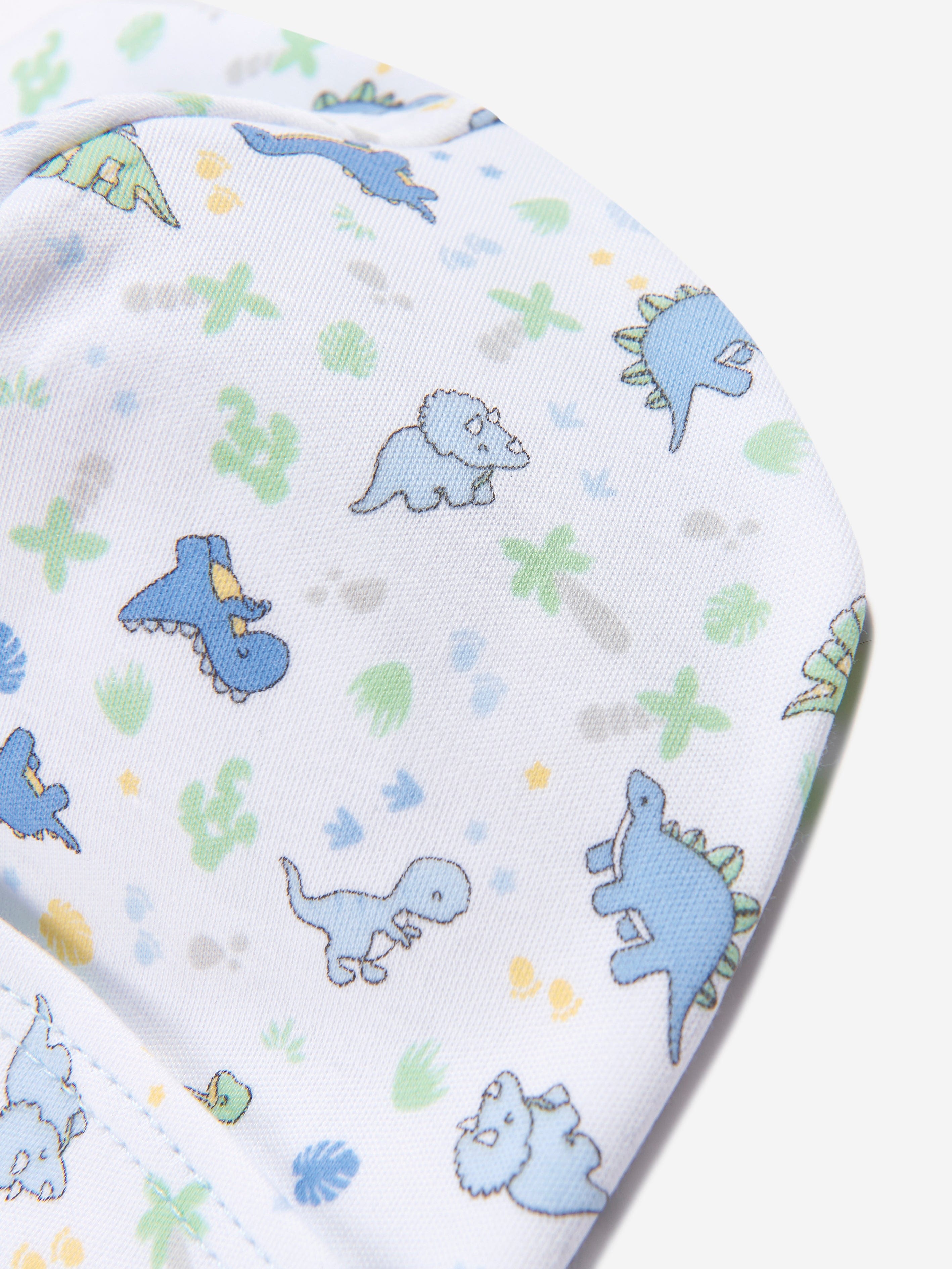 Magnolia Baby Baby Boys Dinoland Beanie Hat in White Cheap Sale Online