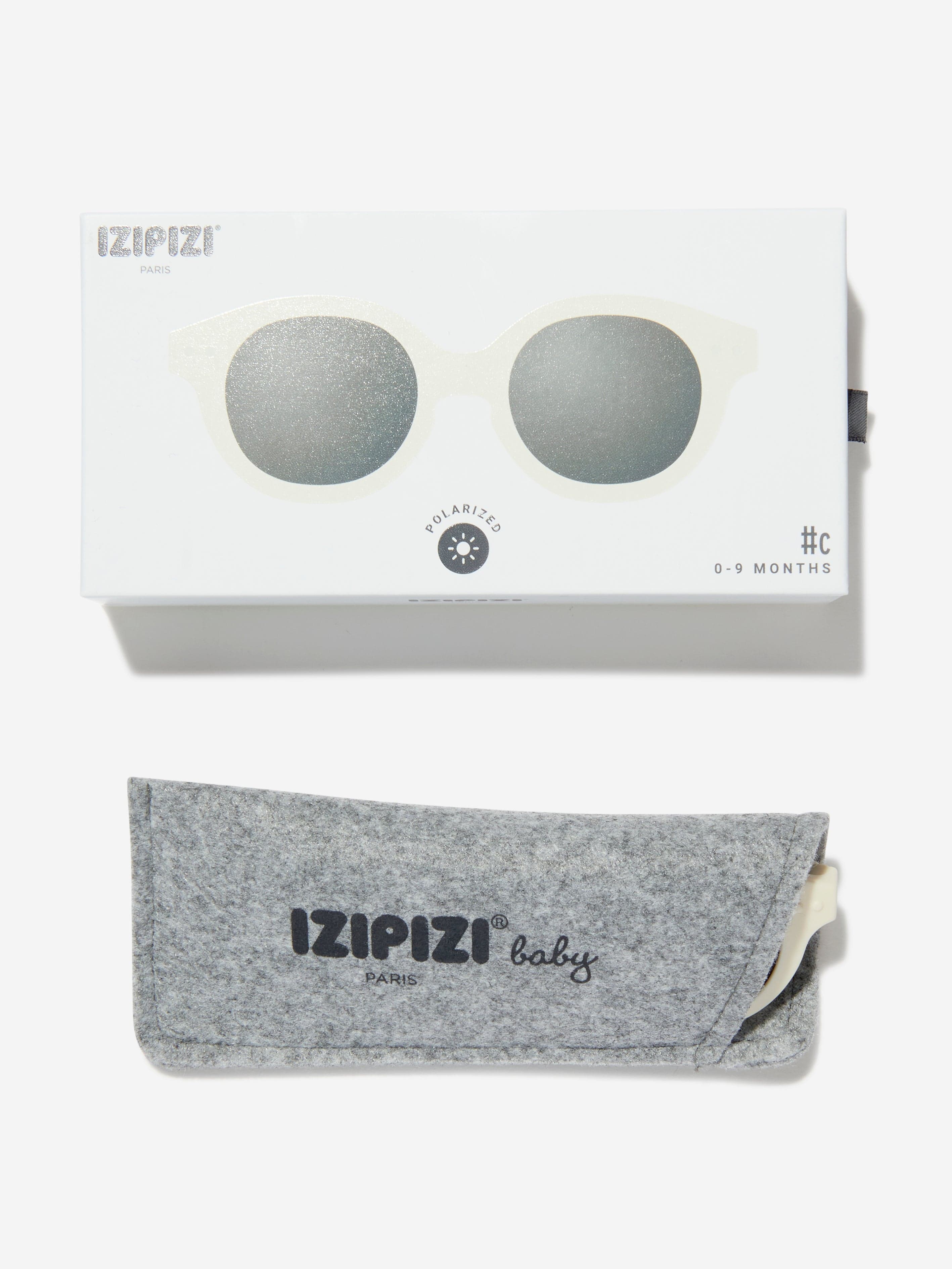 Izipizi Kids Retro Mini Sunglasses in White Outlet Store Cheap Pice