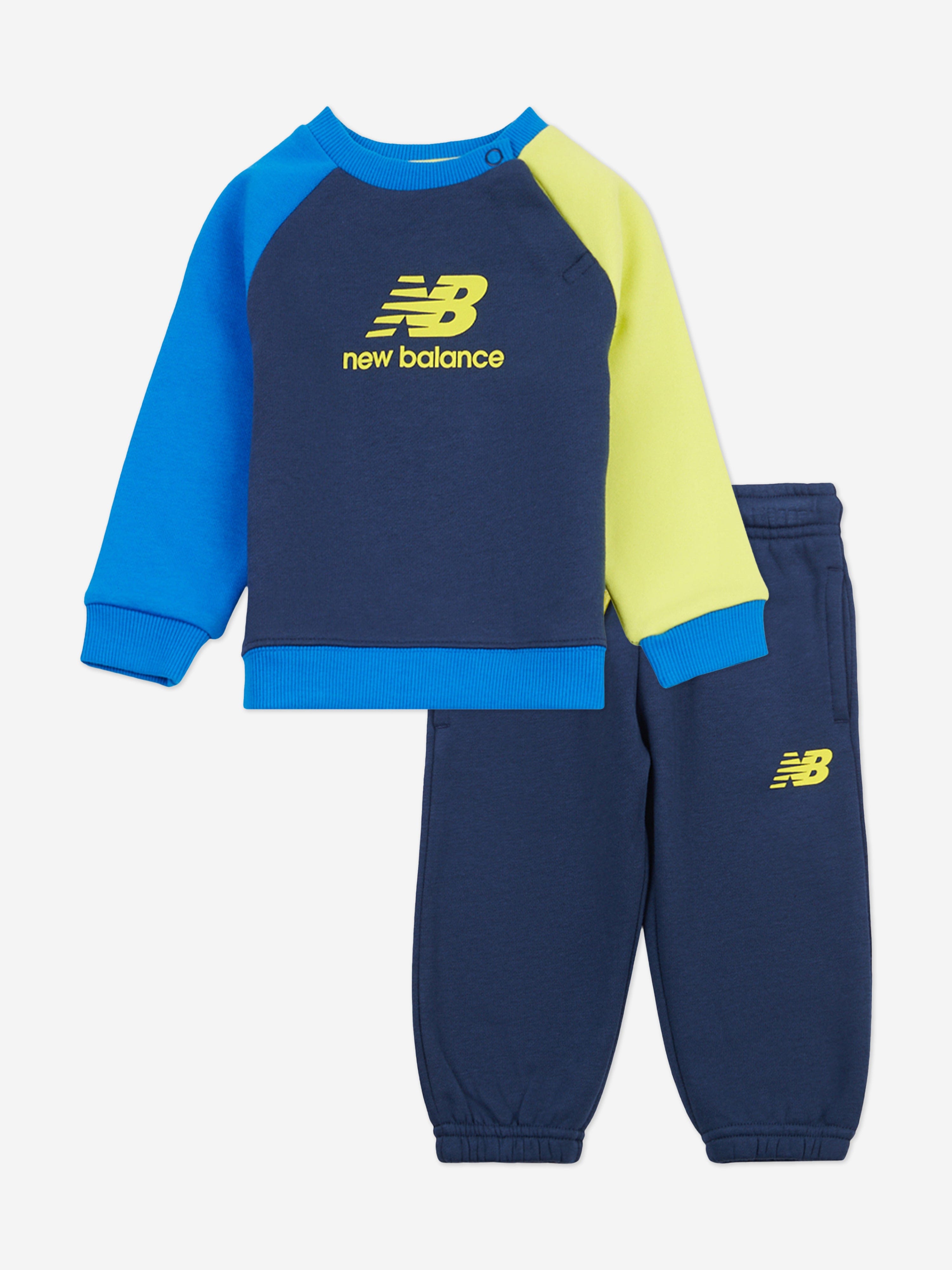 New Balance Baby Boys Brush Back Raglan Tracksuit in Navy Nicekicks Cheap Pice