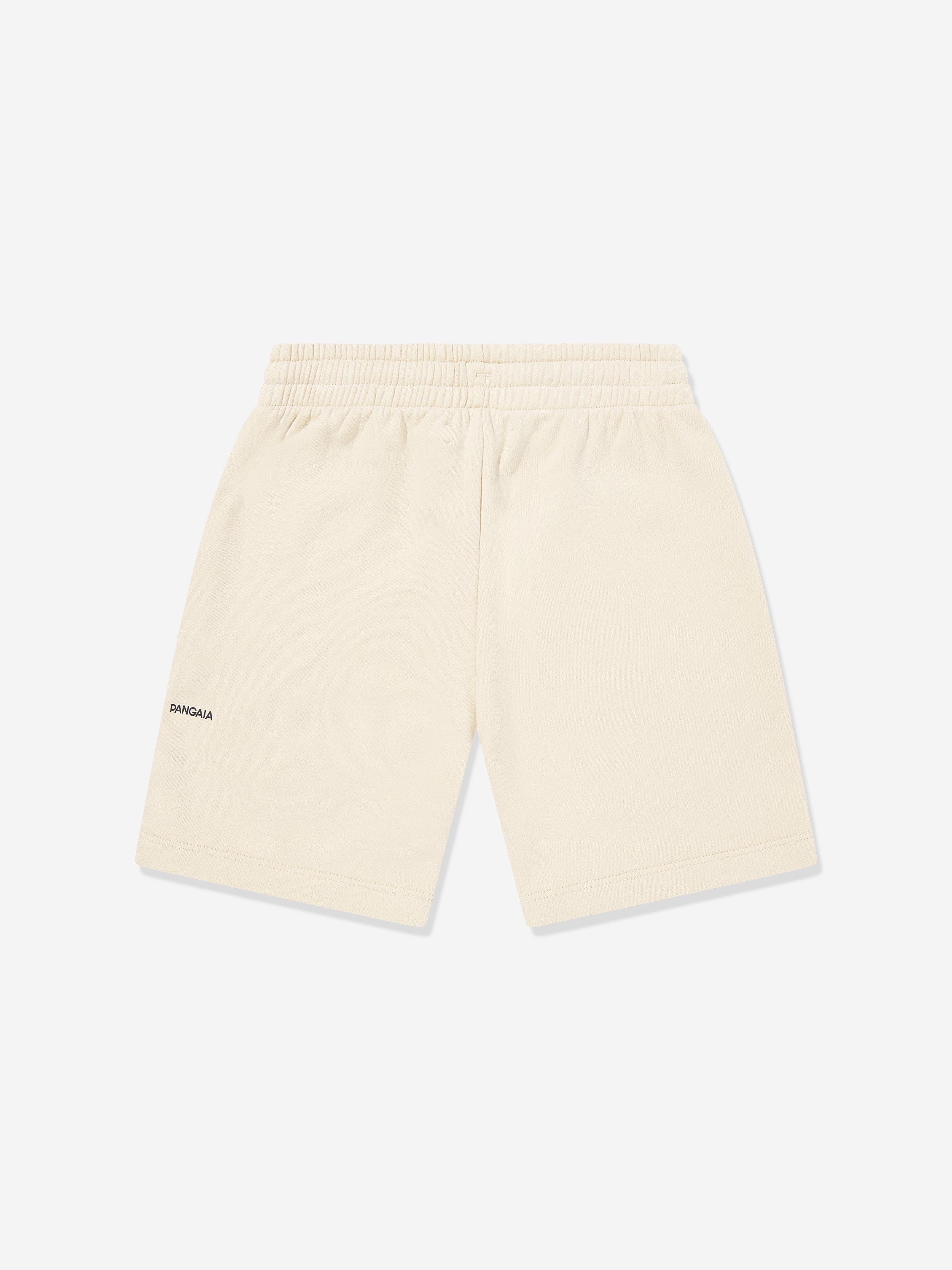 PANGAIA Kids 365 Midweight Long Shorts in Beige Discount Cheapest