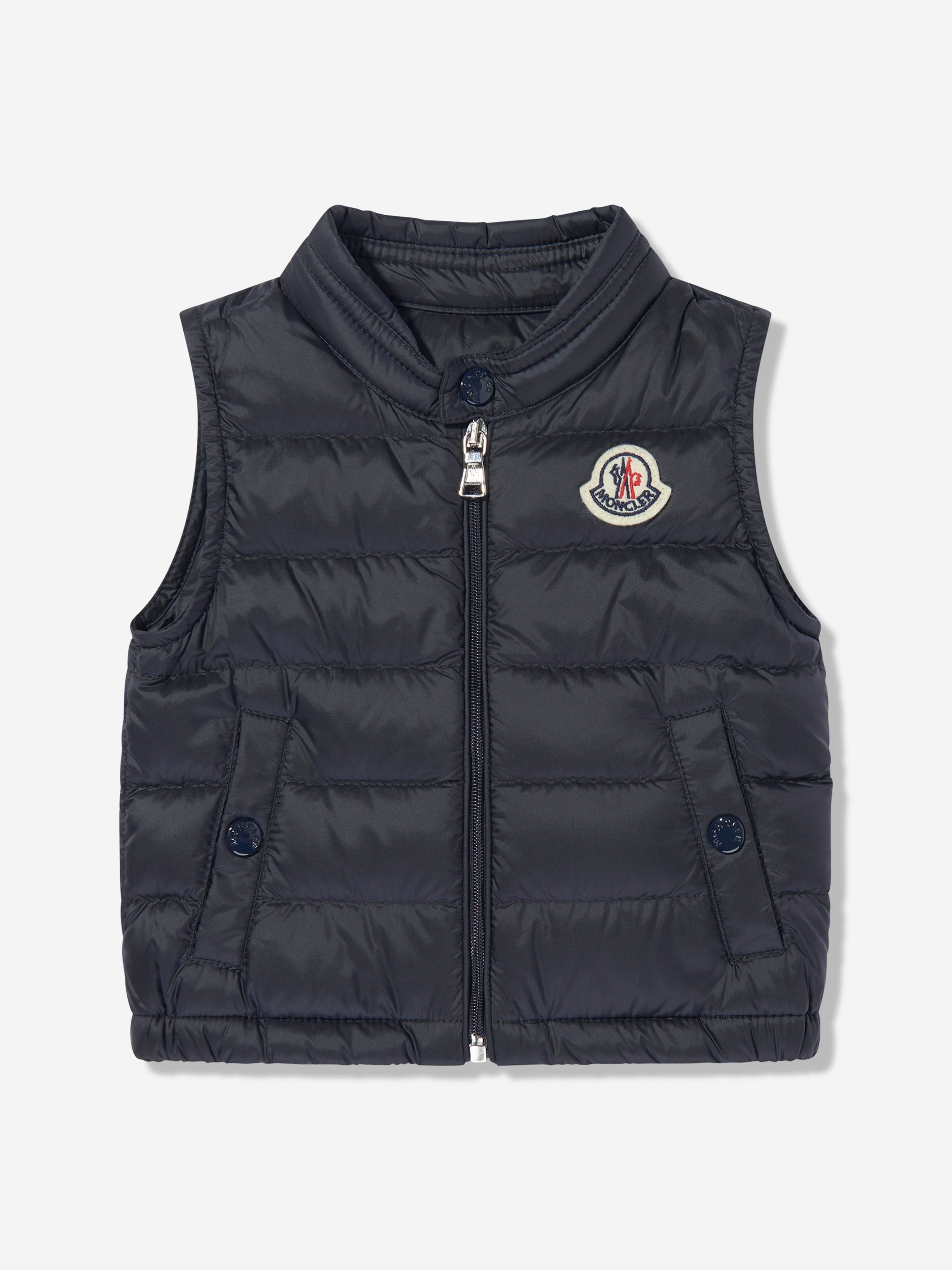 Baby Boys Down Padded New Amaury Gilet in Navy Buy Cheap With Mastercard